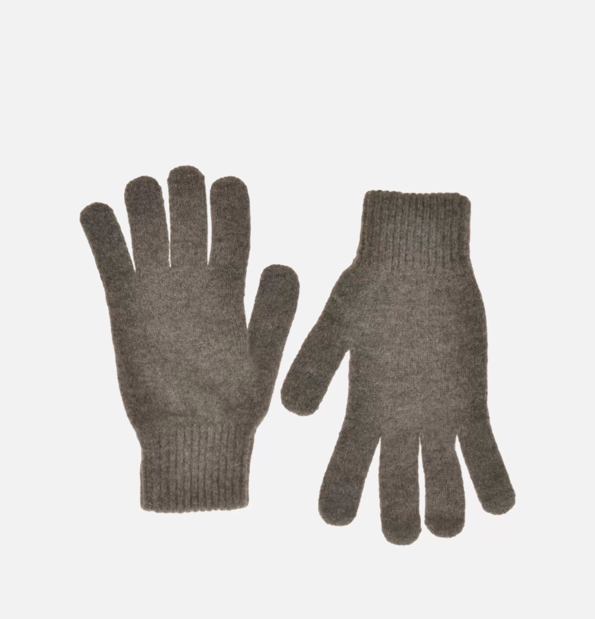 ROBERT MACKIE Gants En Laine Grey Mix^ Gants • Bonnets • Echarpes