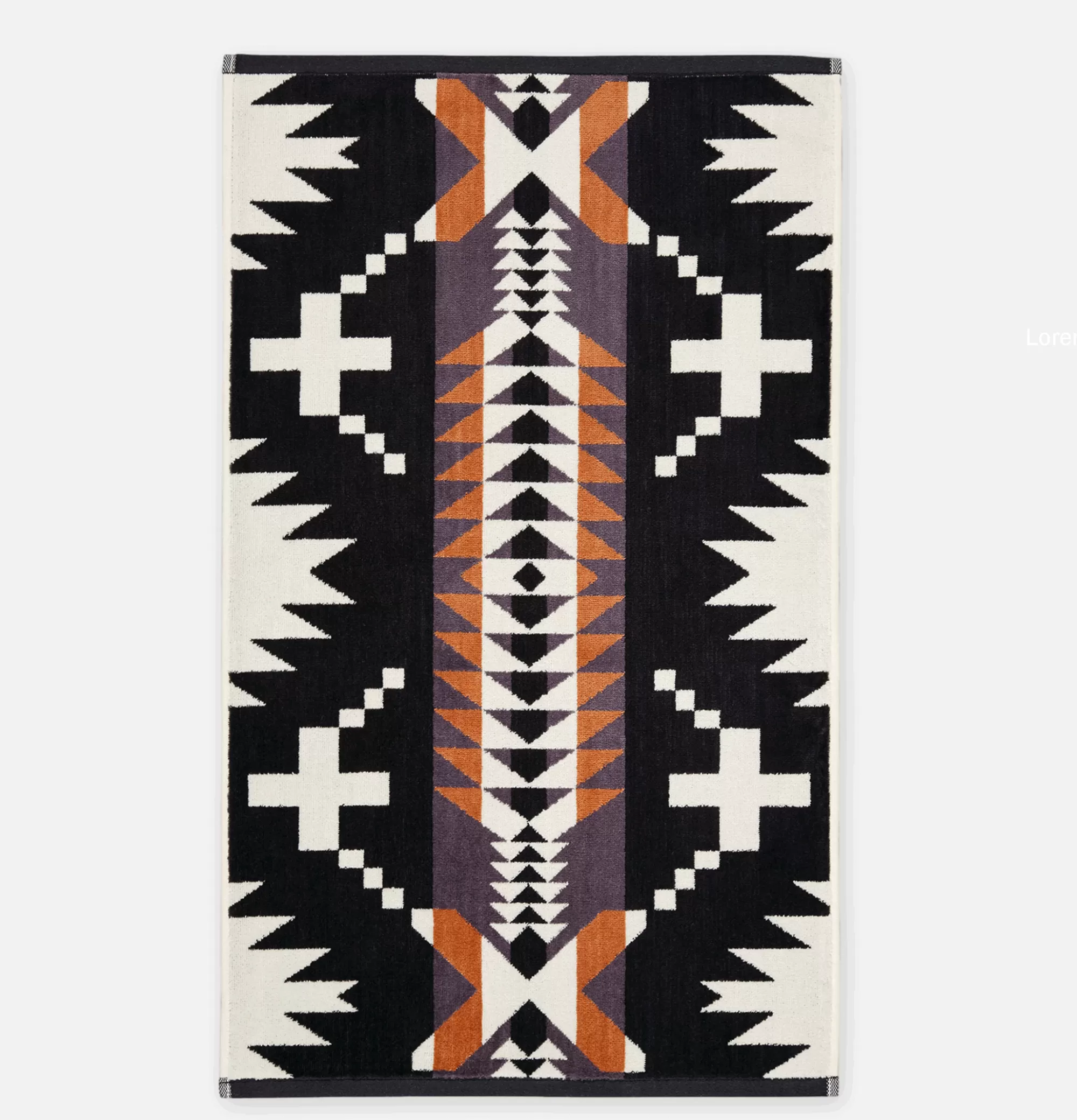 PENDLETON Hand Towel Spider Rock Black^ Maison