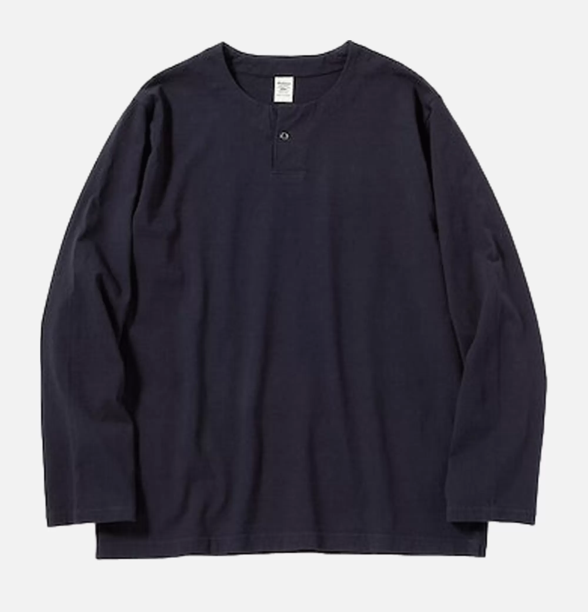 JACKMAN Henley Long Sleeve Tee Navy^ T-Shirts