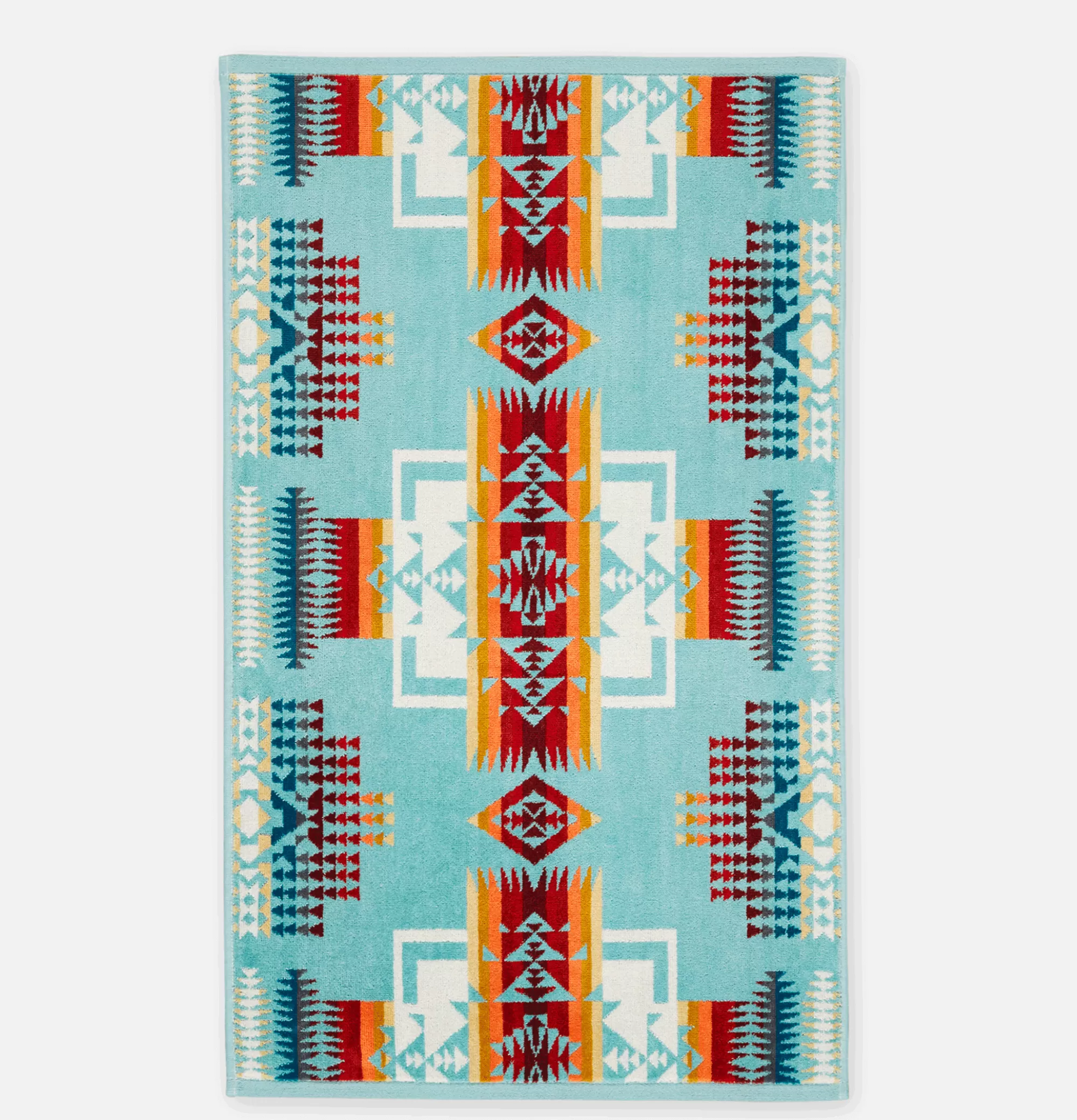 PENDLETON Jacquard Hand Towel Chief Joseph Aqua^ Maison