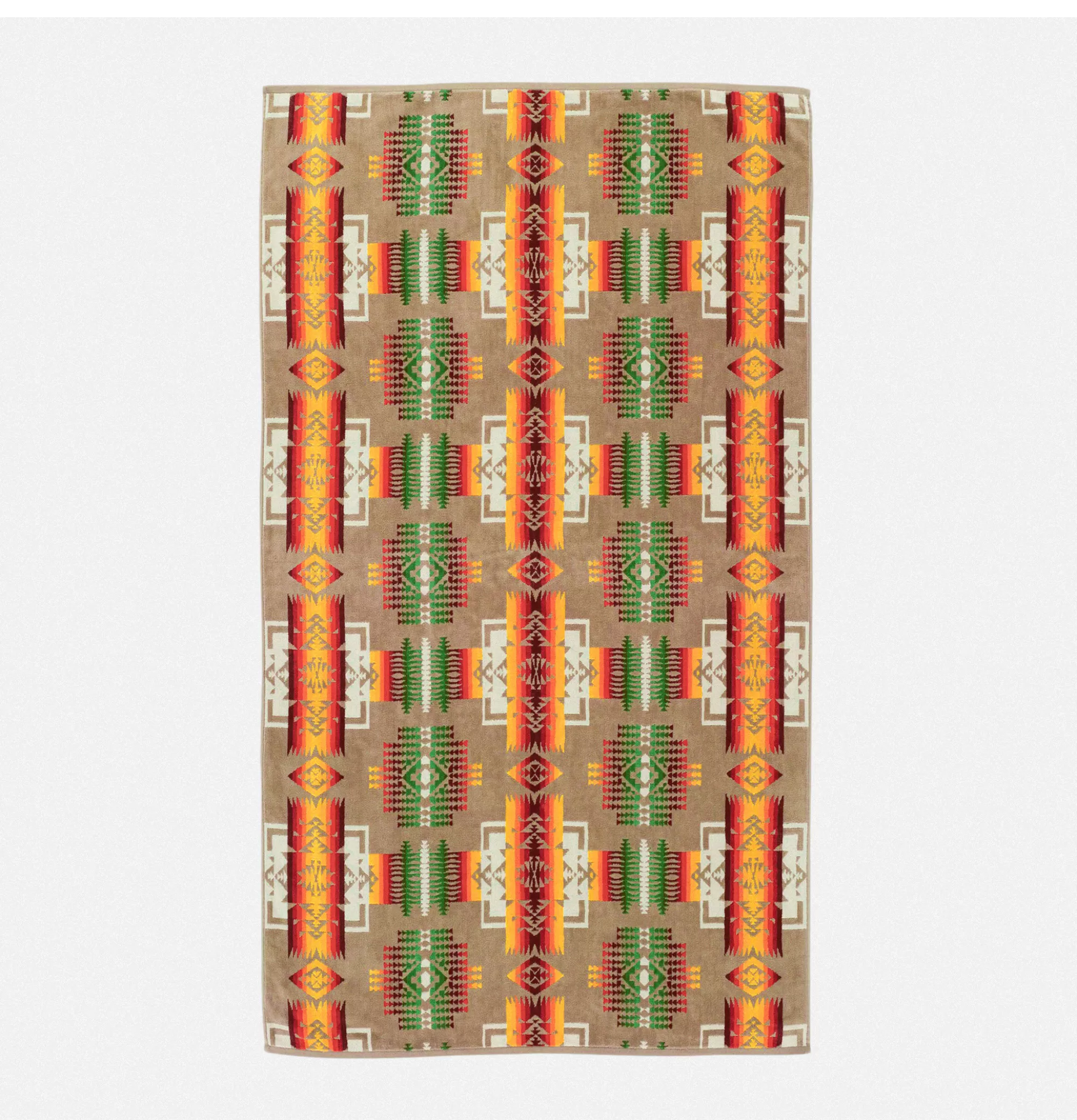 PENDLETON Jacquard Towel Chief Joseph Khaki^ Maison