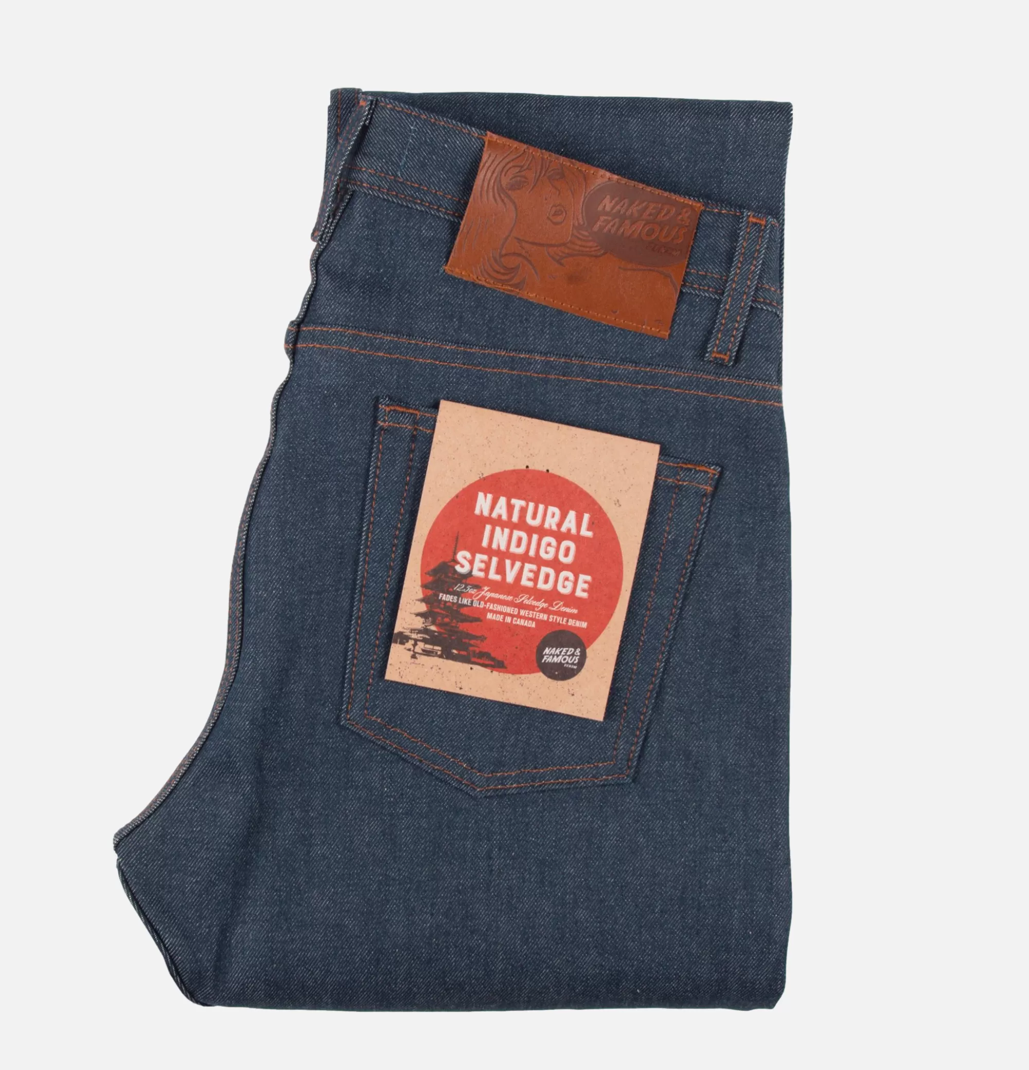 NAKED & FAMOUS Jean Weird Guy Indigo Natural^ Jeans