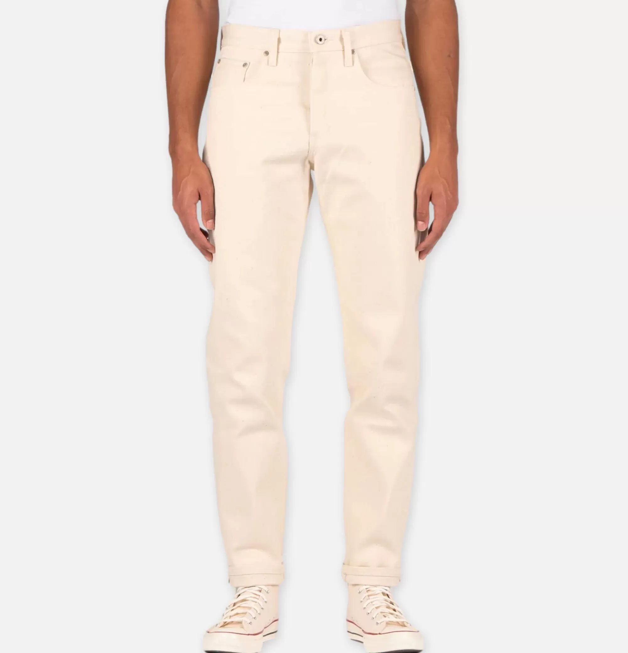 NAKED & FAMOUS Jeans Easy Guy All Natural Ecru^ Jeans