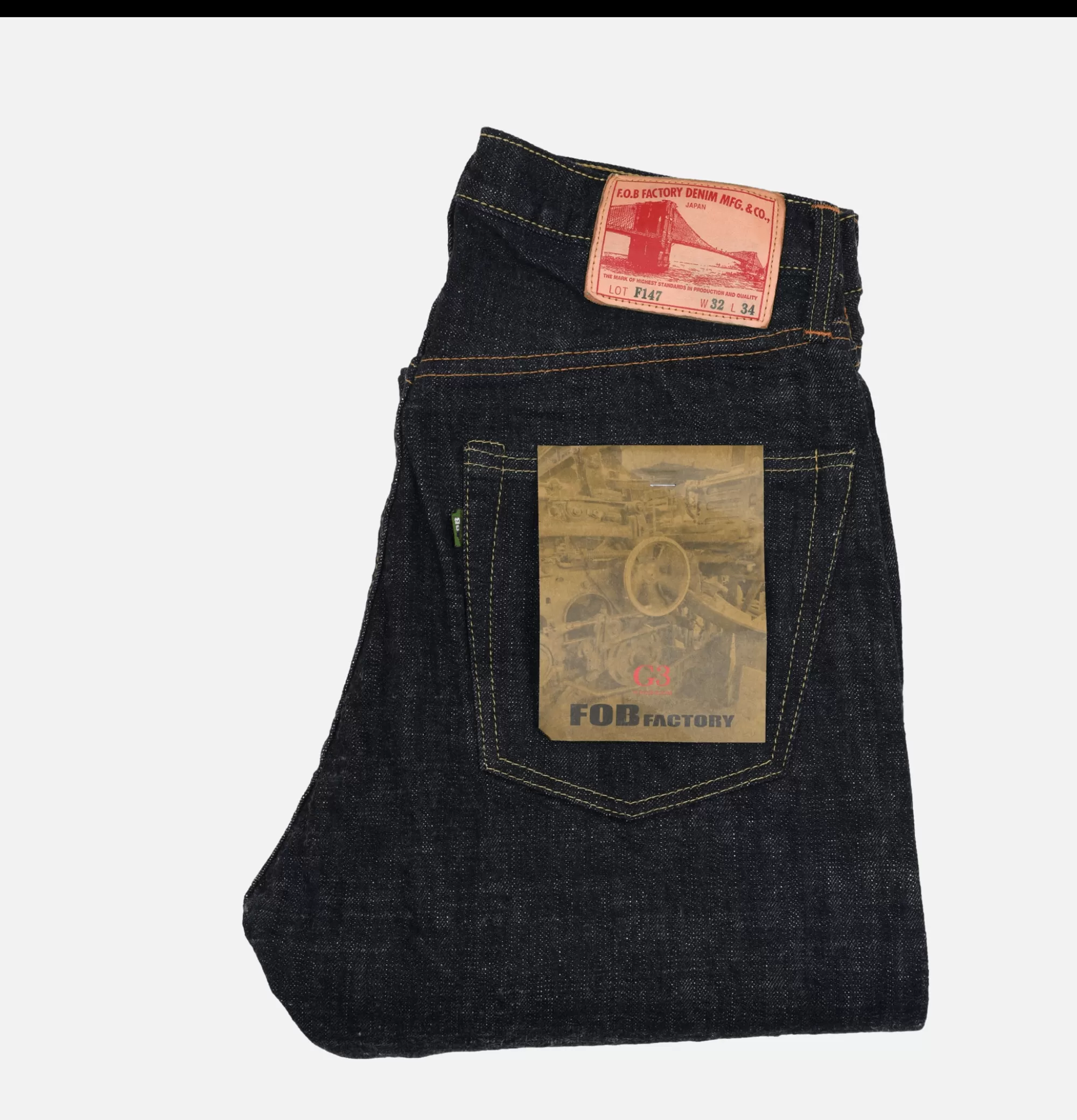 FOB FACTORY Jeans F147 One Washed^ Jeans