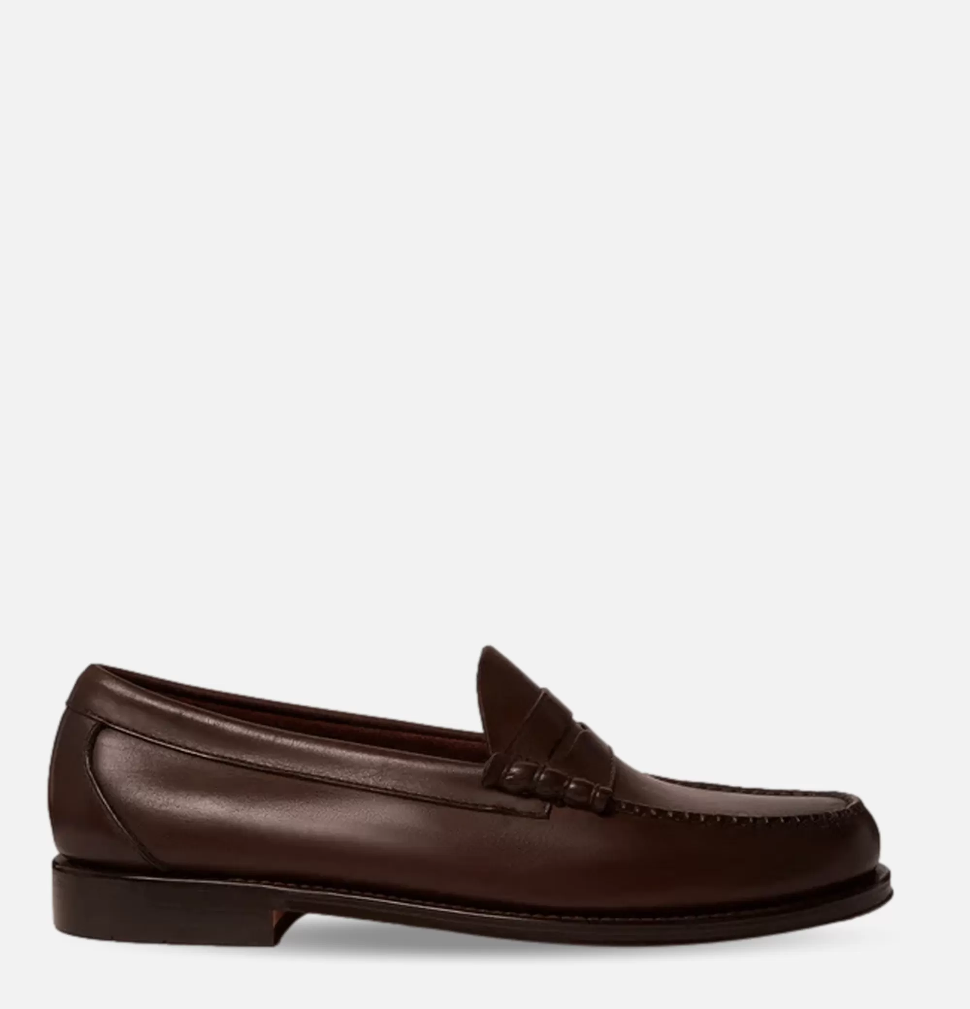 G.H. BASS Larson Penny Loafers Soft Chocolate Leather^Homme Chaussures