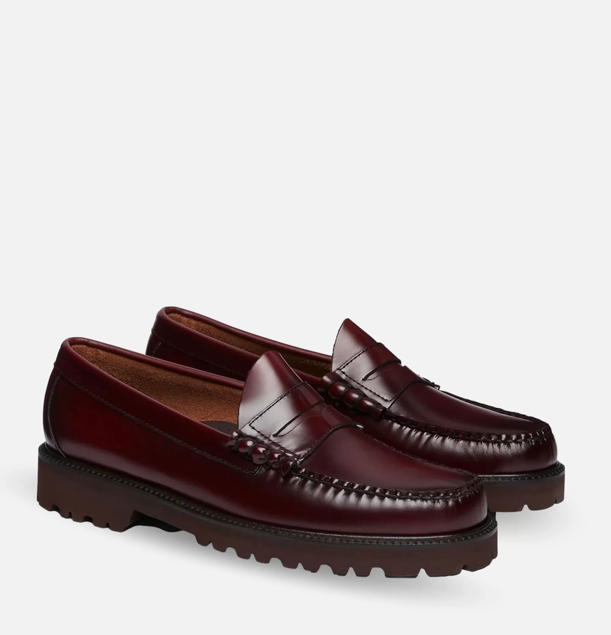 G.H. BASS Larson 90'S Penny Loafer Wine^Homme Chaussures