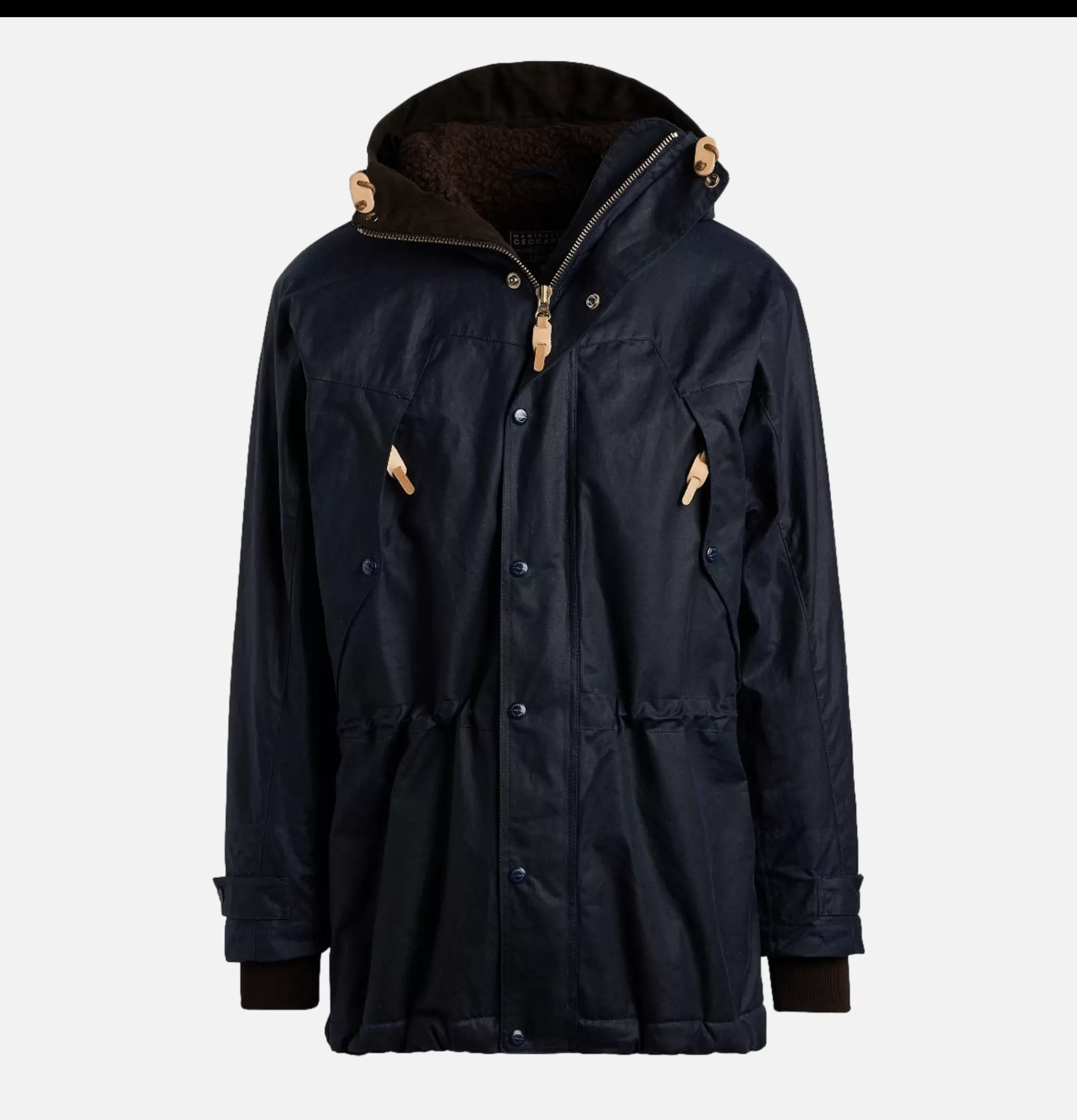 MANIFATTURA CECCARELLI Long Moutain Parka Wax Navy^ Blousons & Manteaux