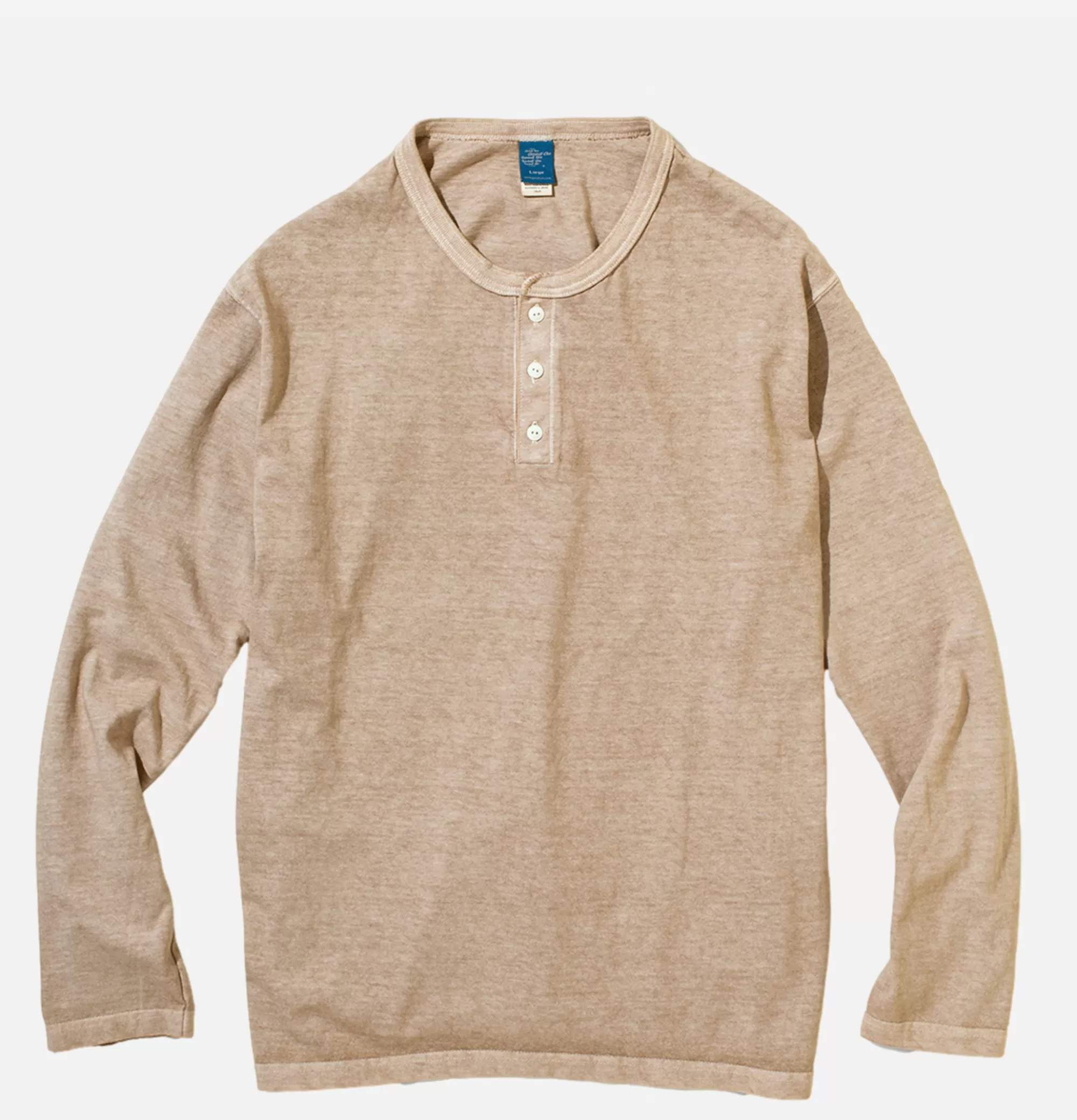 GOOD ON Ls Henley Tee Latte^ T-Shirts