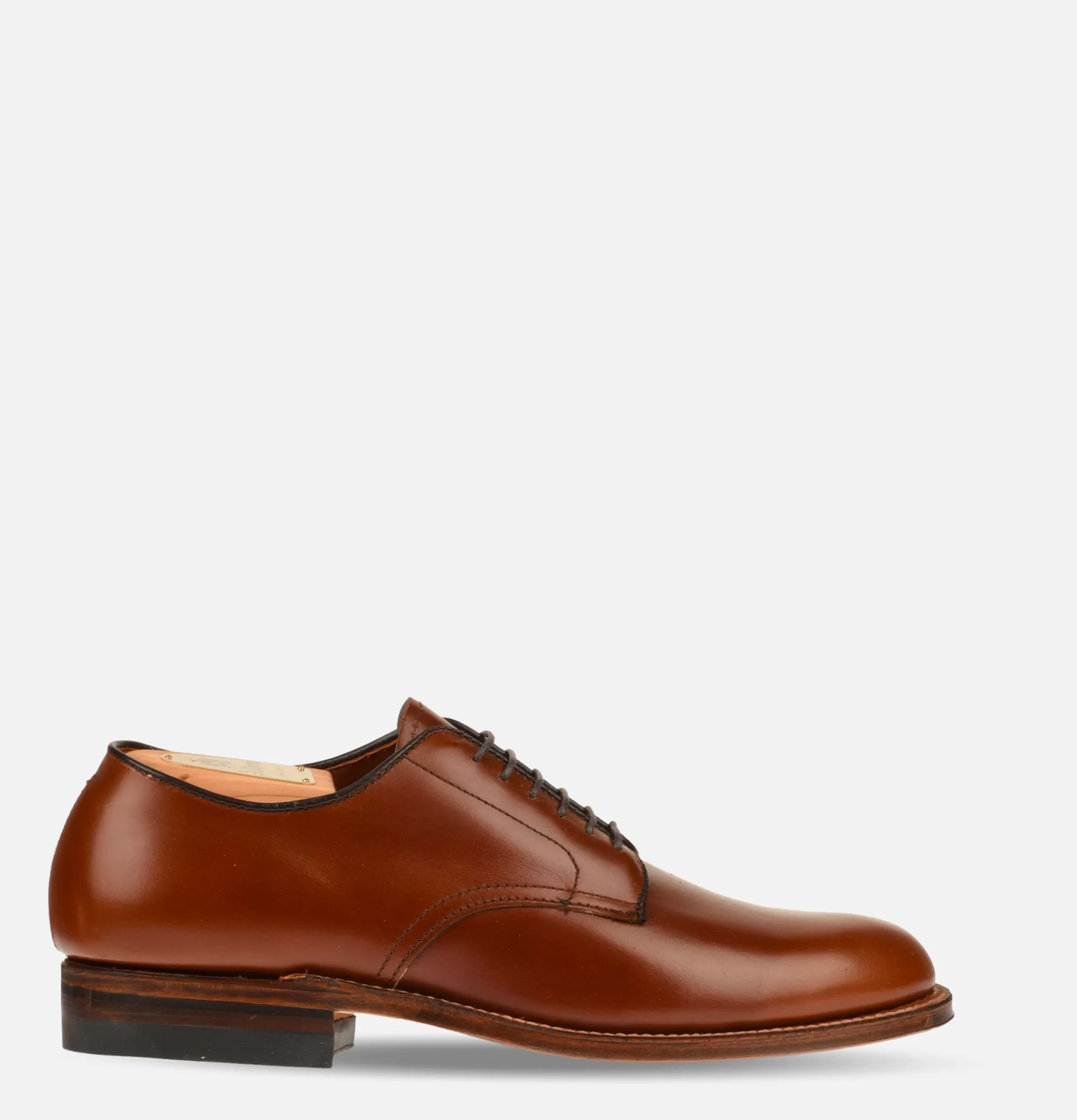 ALDEN SHOE CO M1403 - Plain Toe Blucher Ox Brown^Homme Chaussures