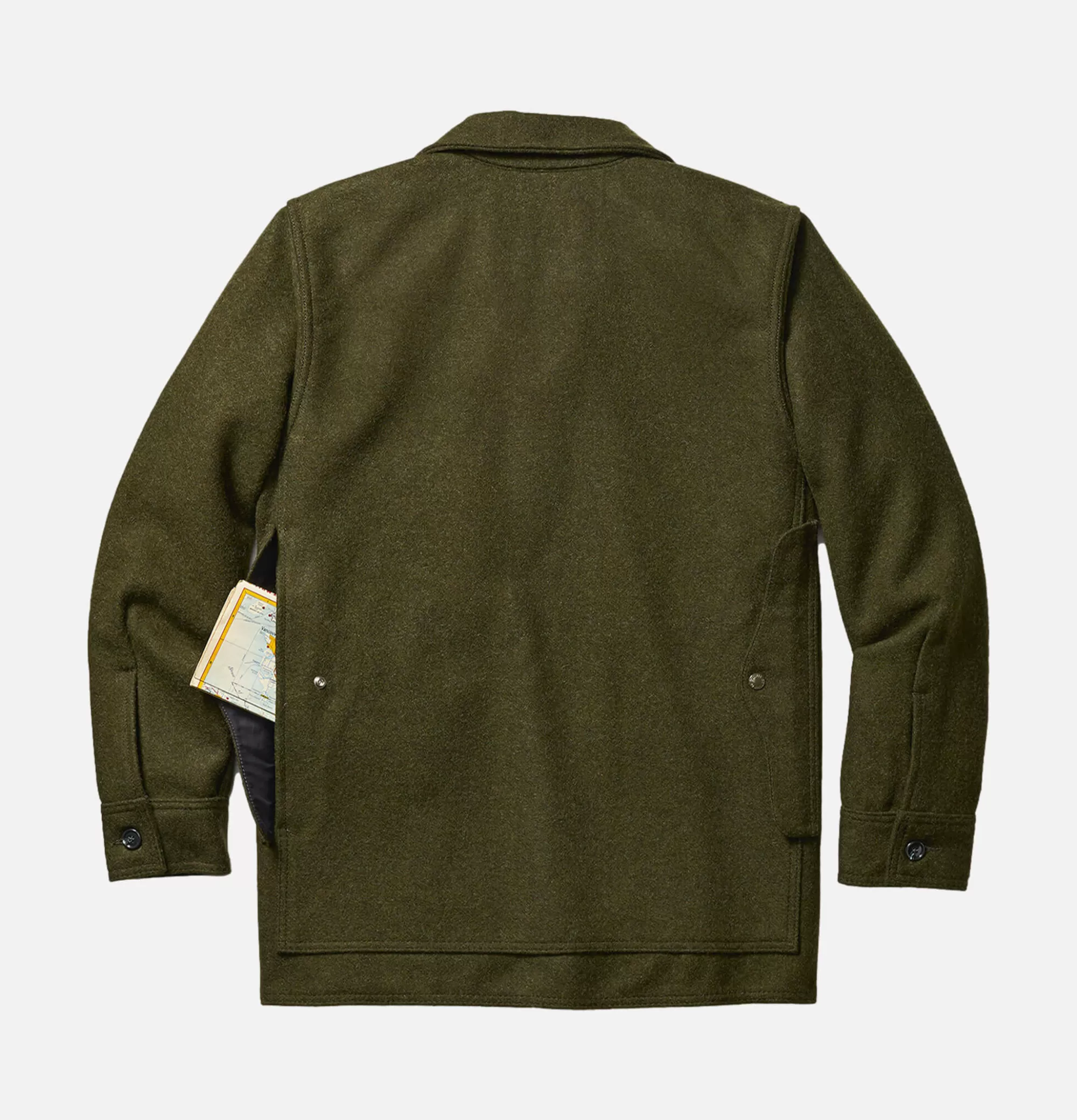 FILSON Mackinaw Cruiser Forest Green^ Blousons & Manteaux