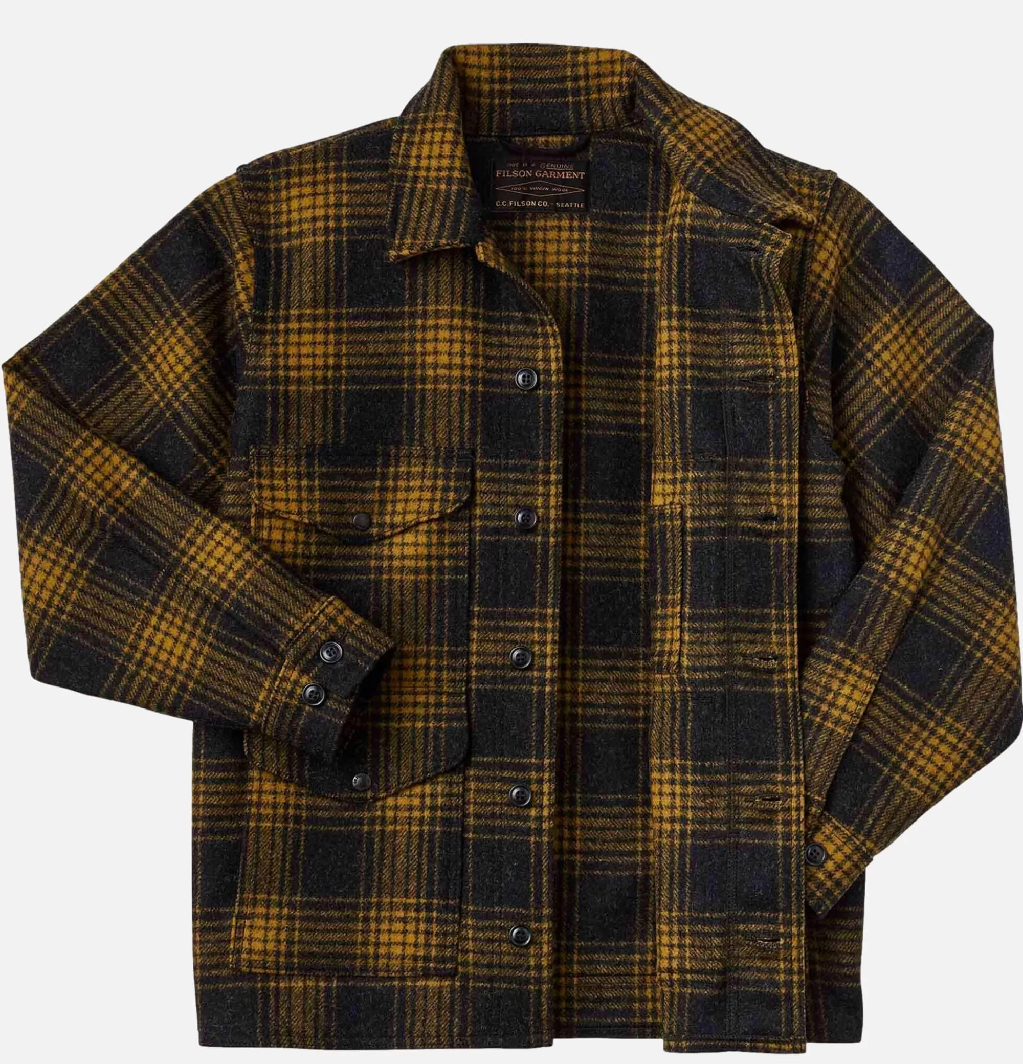 FILSON Mackinaw Cruiser Ochre^ Blousons & Manteaux