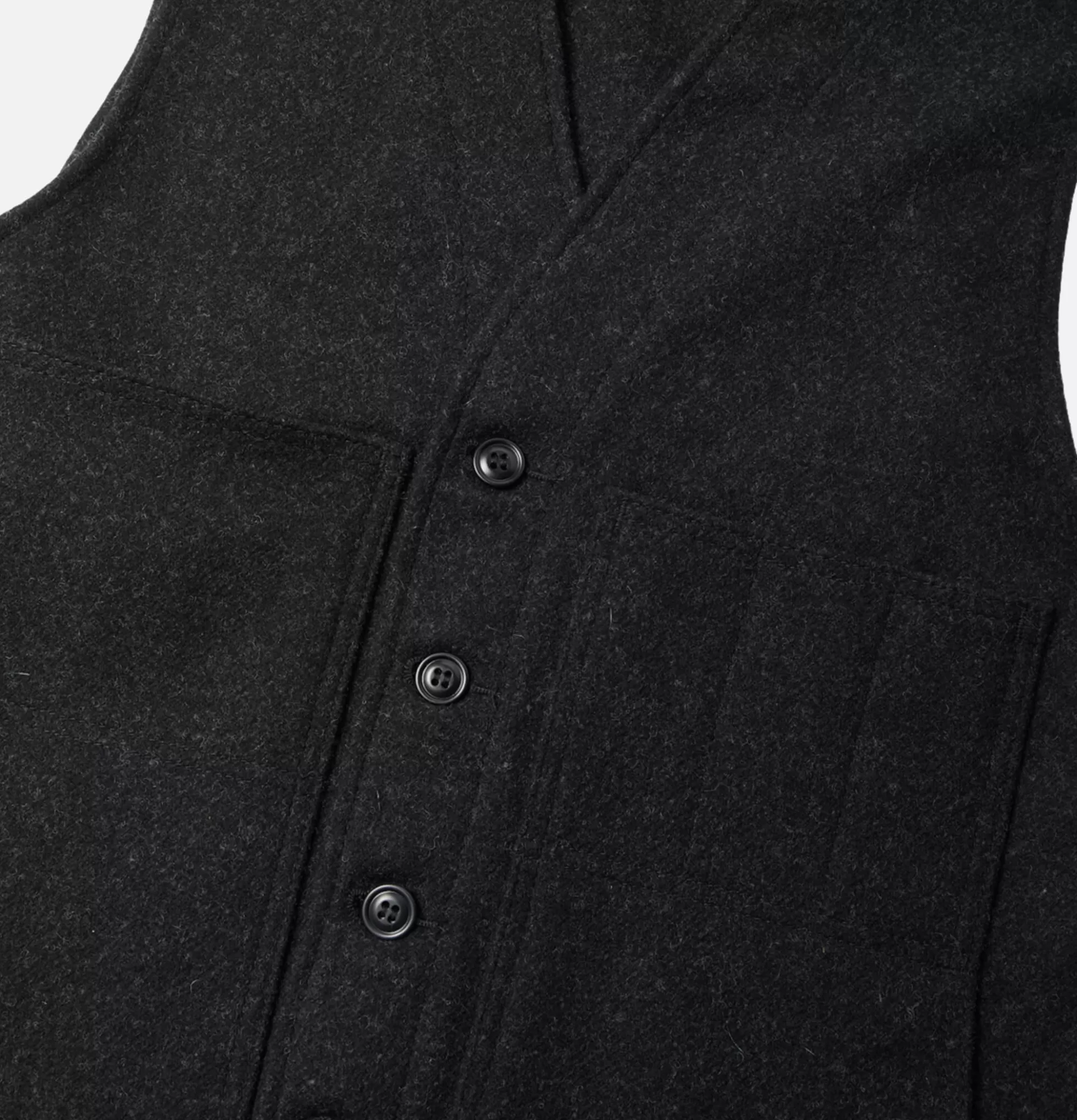 FILSON Mackinaw Wool Vest Charcoal^ Blousons & Manteaux