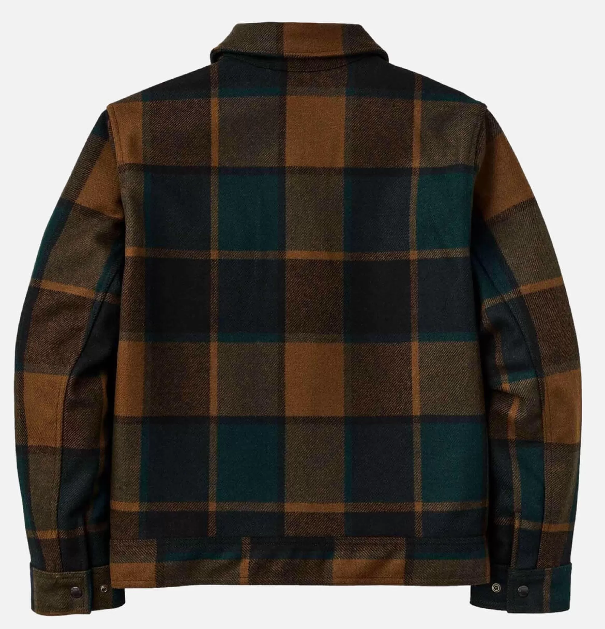 FILSON Mackinaw Wool Work Plaid Green^ Blousons & Manteaux