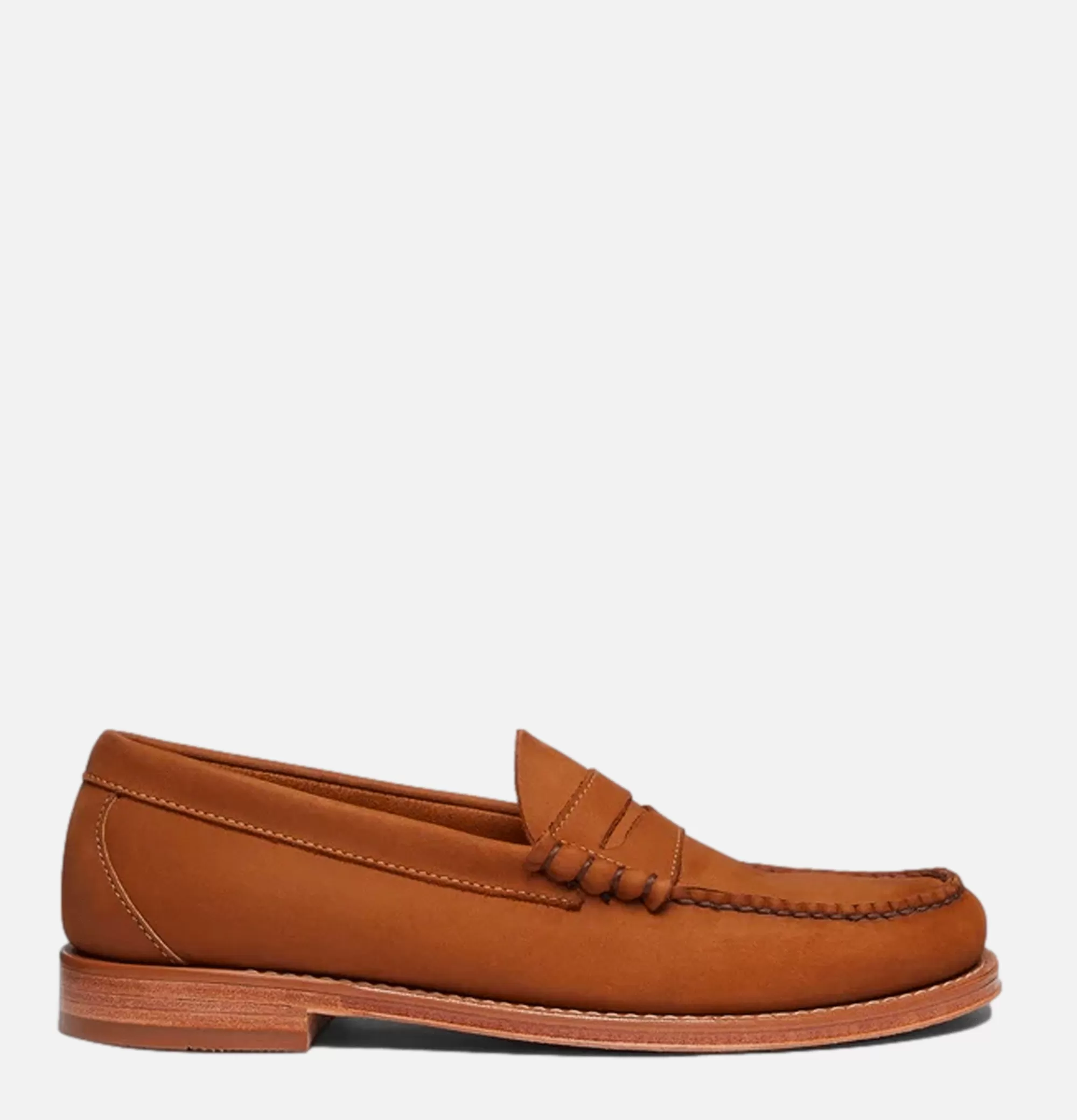 G.H. BASS Mocassin Larson Nubuck Tan^Homme Autres