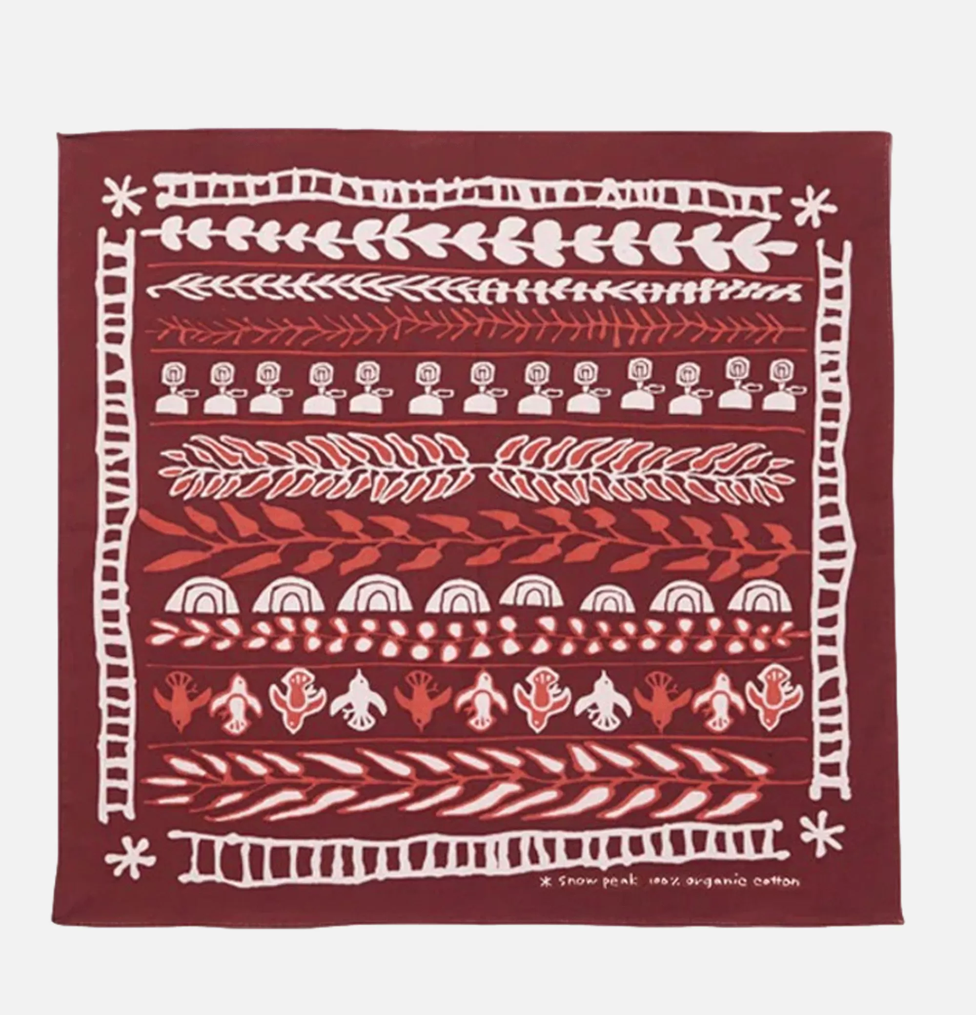 SNOW PEAK Nordic Bandana Bordeaux^ Accessoires