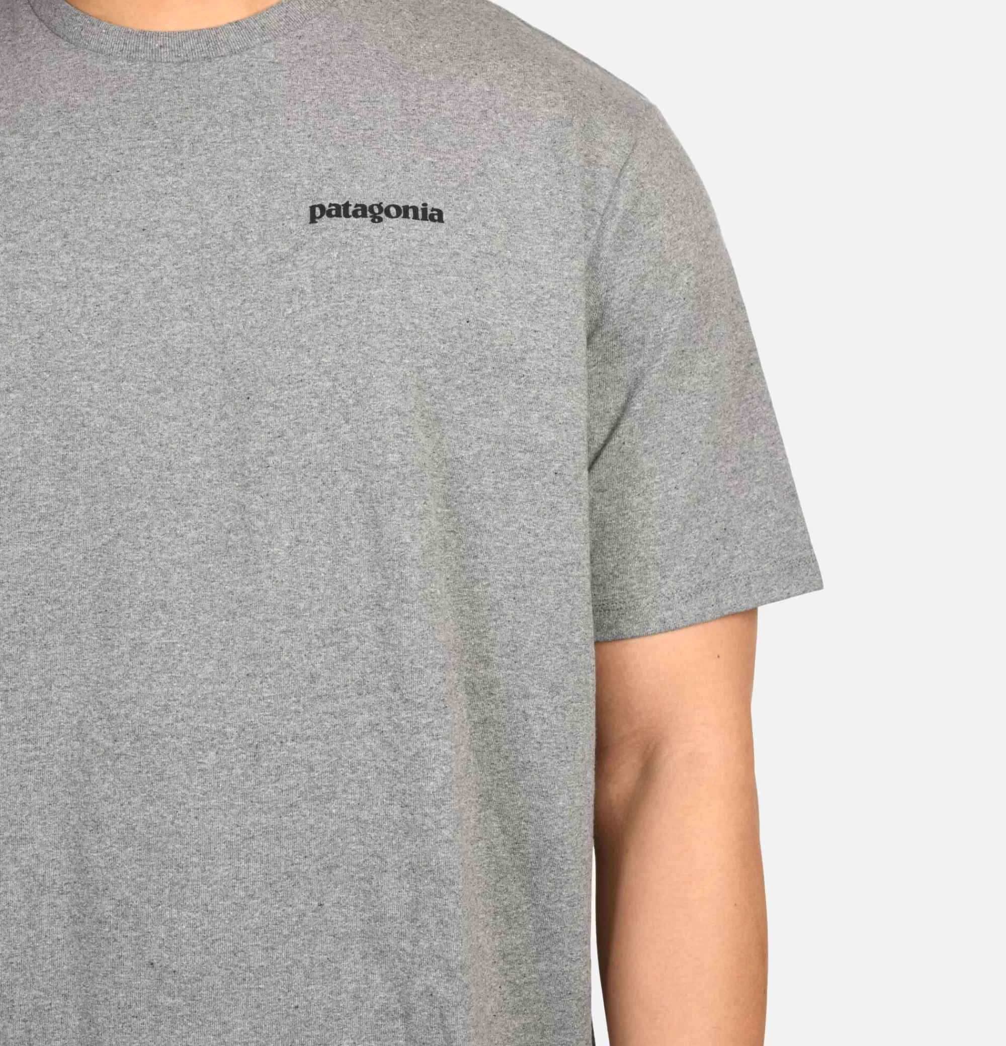 PATAGONIA P-6 Logo T-Shirt Gravel Heather^ T-Shirts