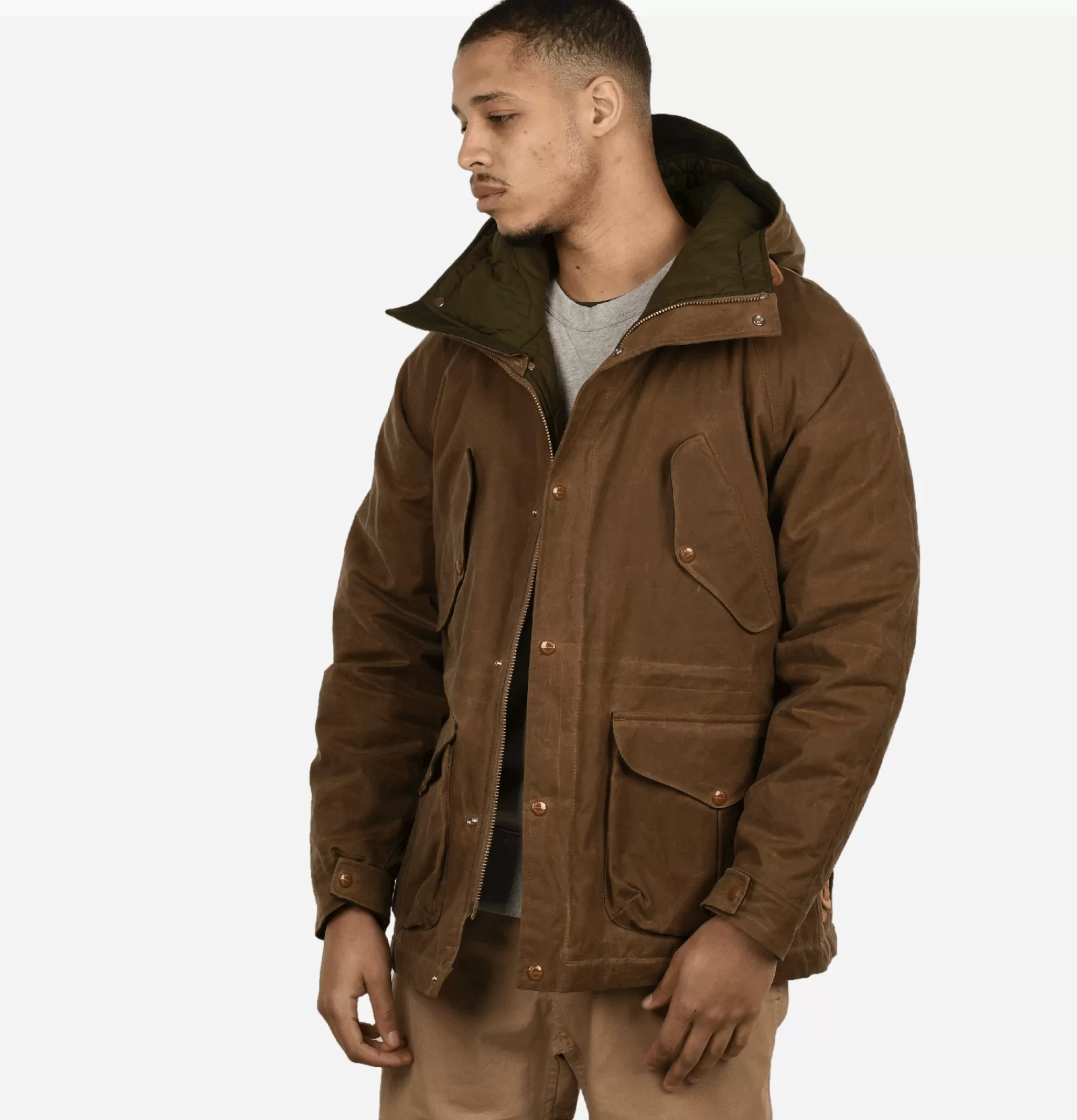 MANIFATTURA CECCARELLI Parka Fisherman Dark Tan^ Blousons & Manteaux