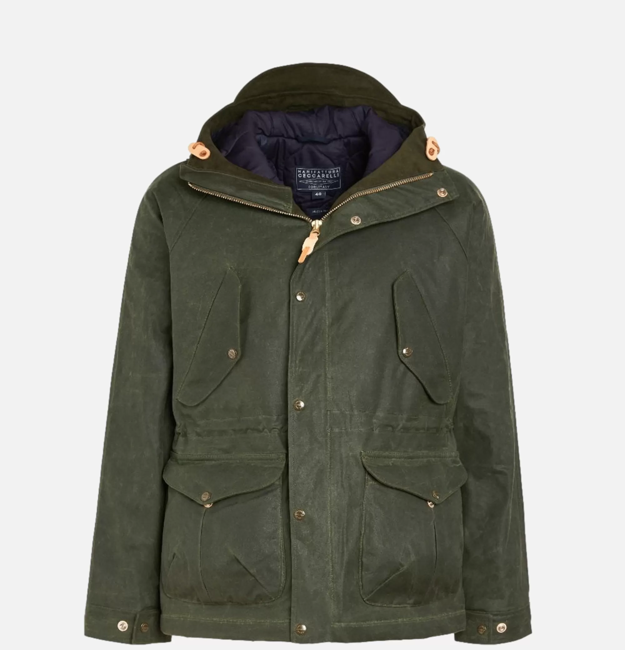 MANIFATTURA CECCARELLI Parka Fisherman Parka Dark Green^ Blousons & Manteaux