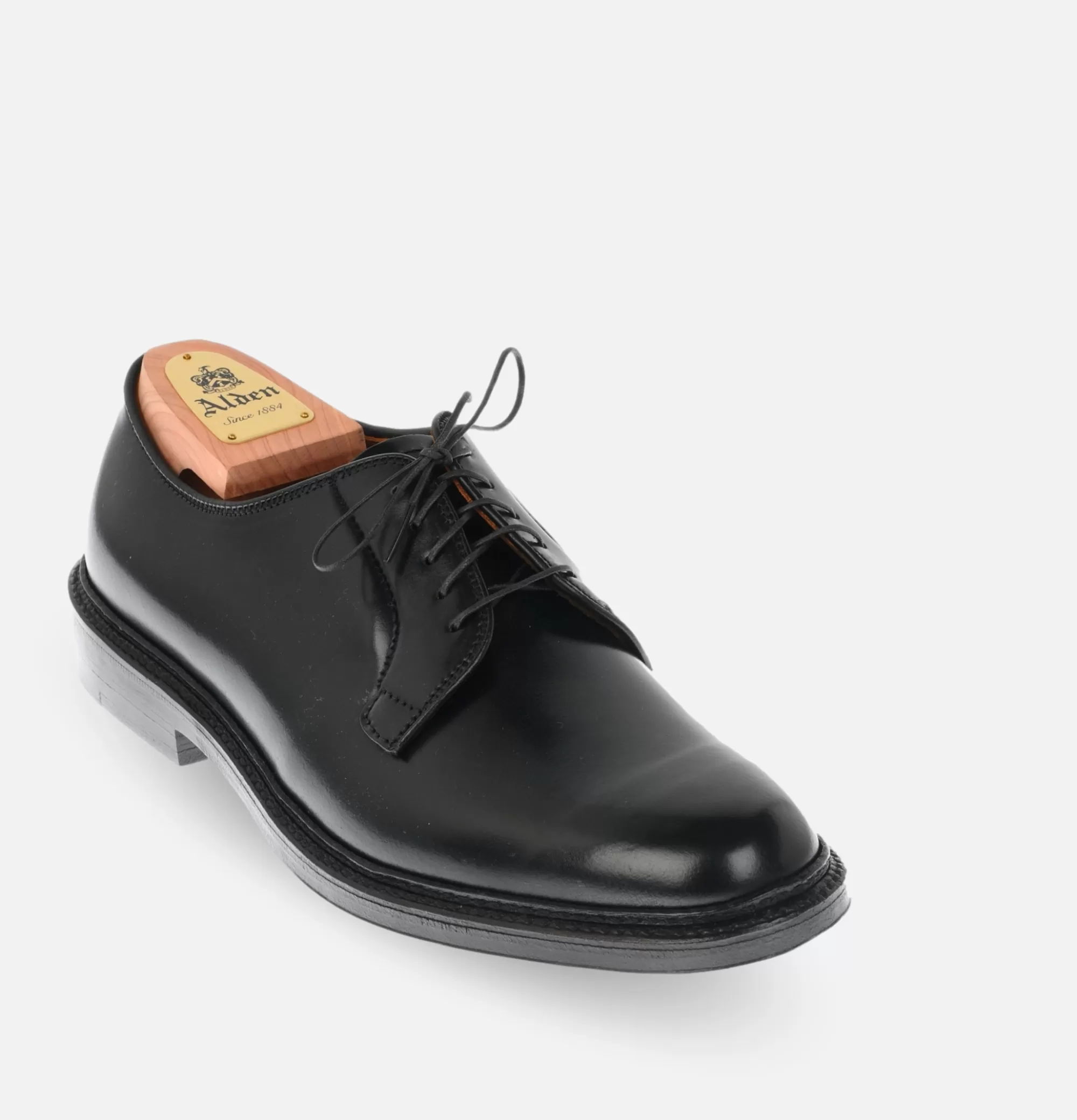 ALDEN SHOE CO 9901 - Plain Toe Blucher Black^Homme Chaussures