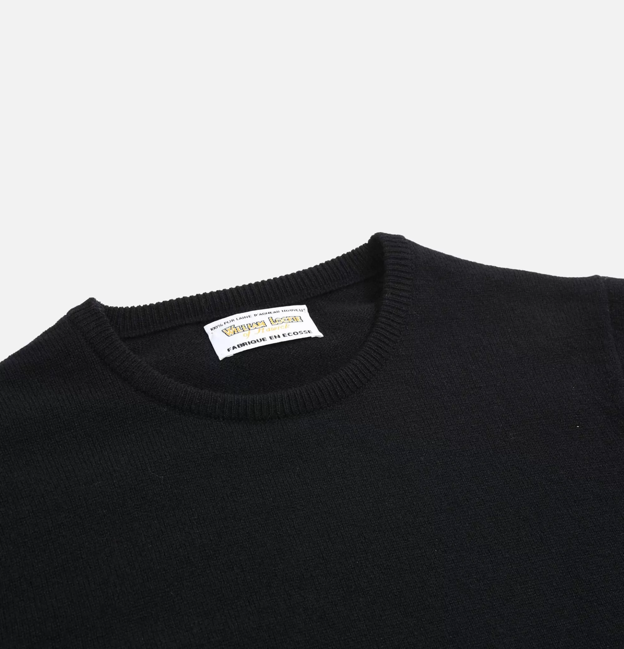 WILLIAM LOCKIE Pull Col Rond Black^ Pulls & Cardigans