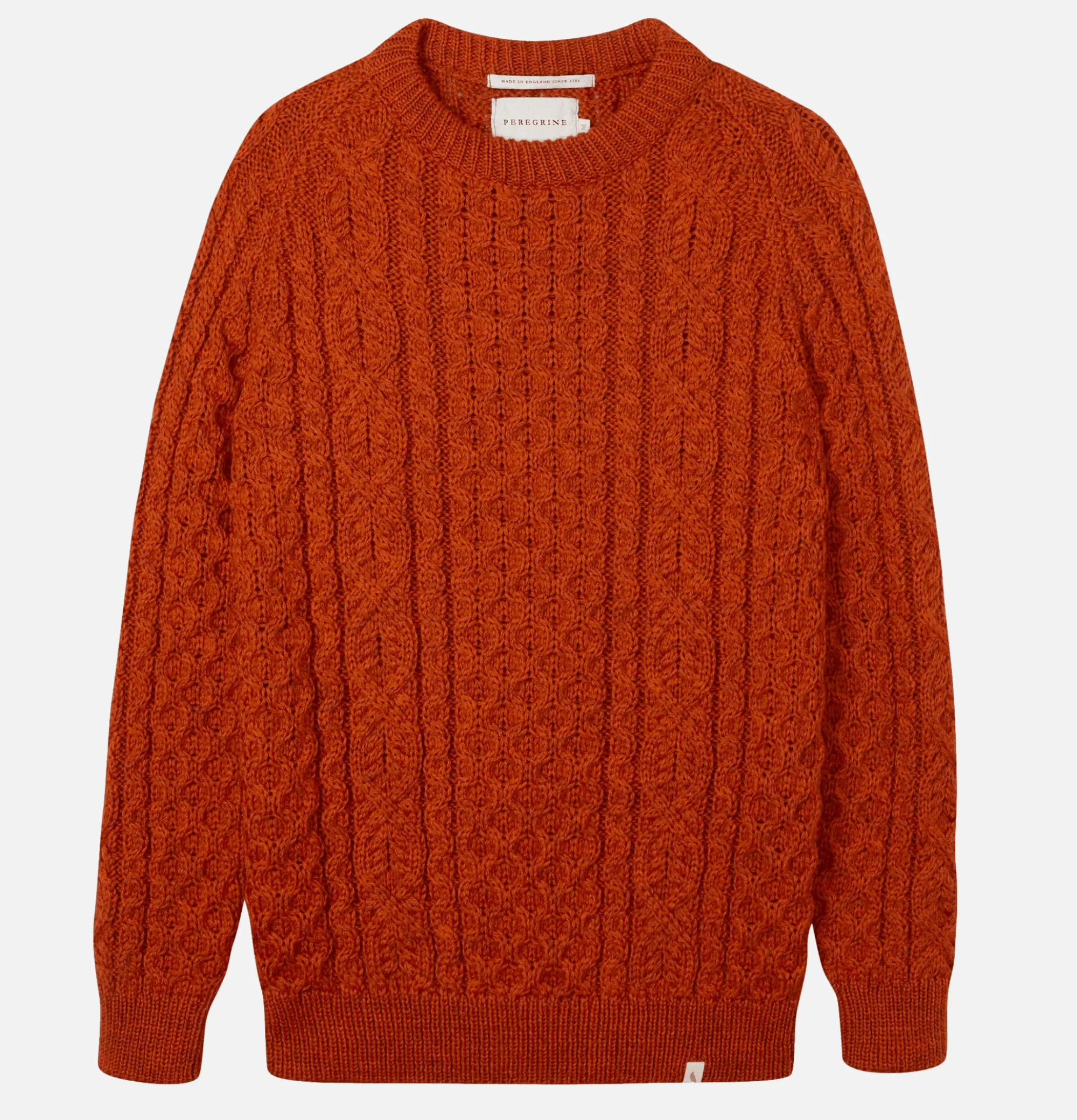 PEREGRINE Pull Husdon Aran Orange^ Pulls & Cardigans