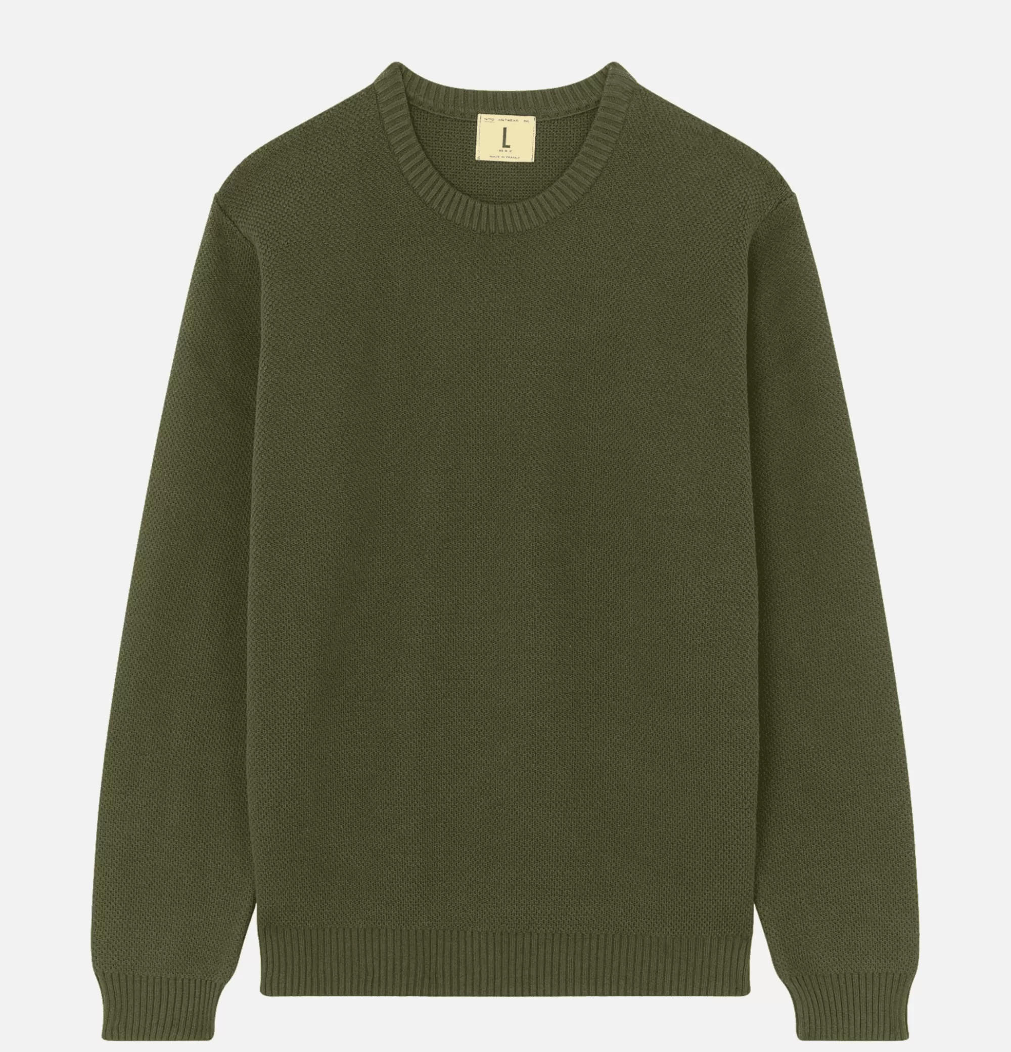 NITTO KNITWEAR Pull Youri Coton Green^ Pulls & Cardigans