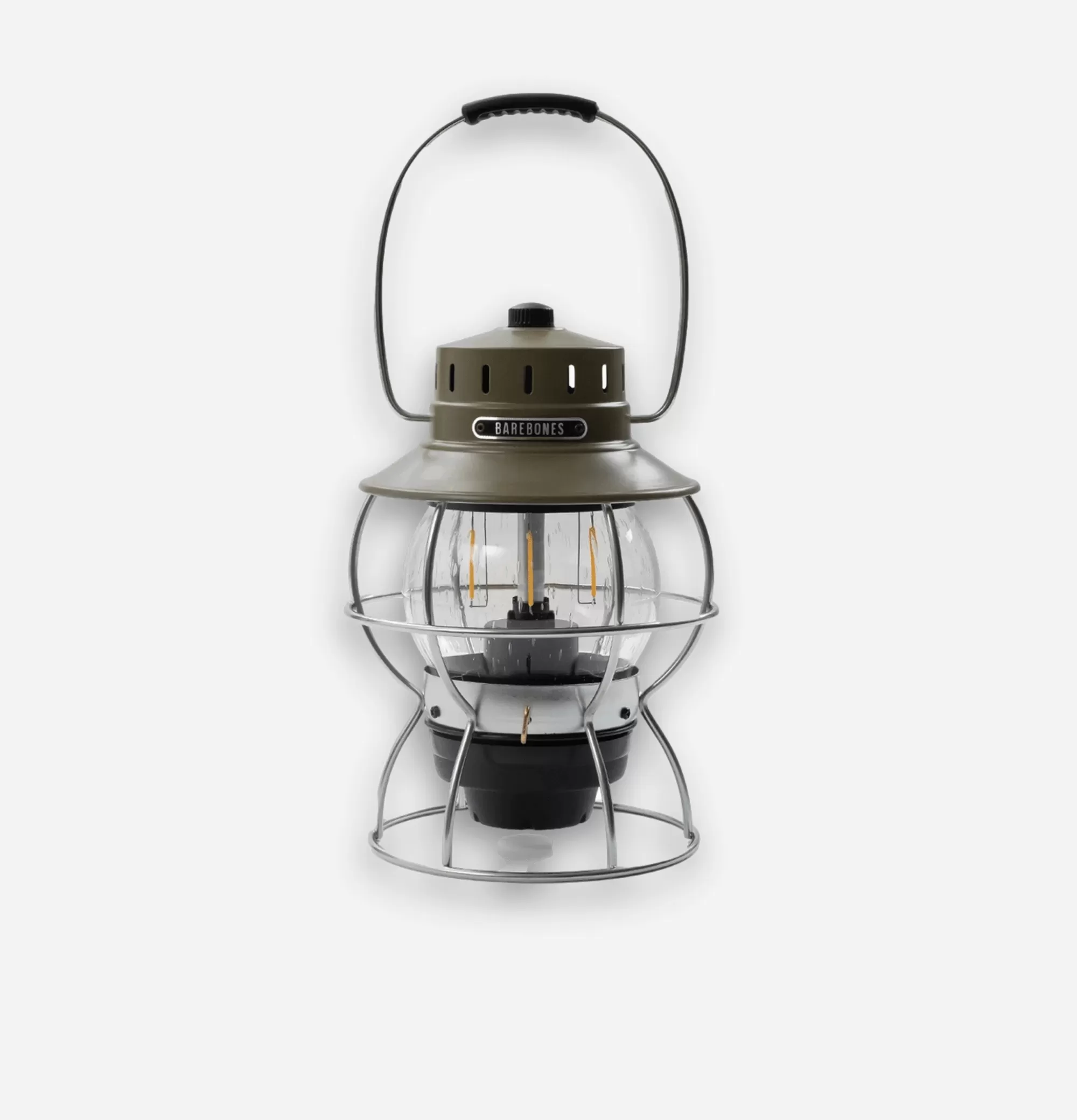 BAREBONES Railroad Lantern Olive Usb^ Outdoor