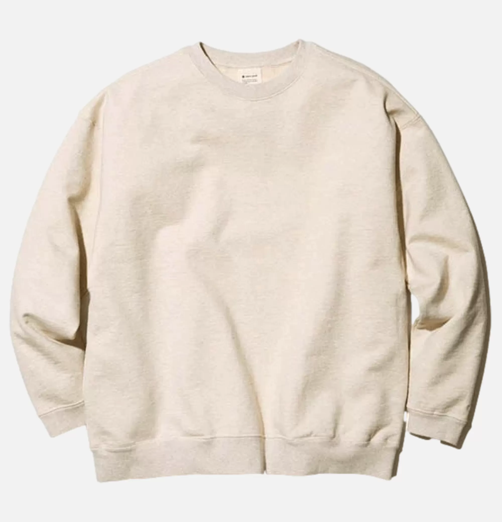 SNOW PEAK Recycled Cotton Crewneck Oatmeal^ Sweats & Polaires