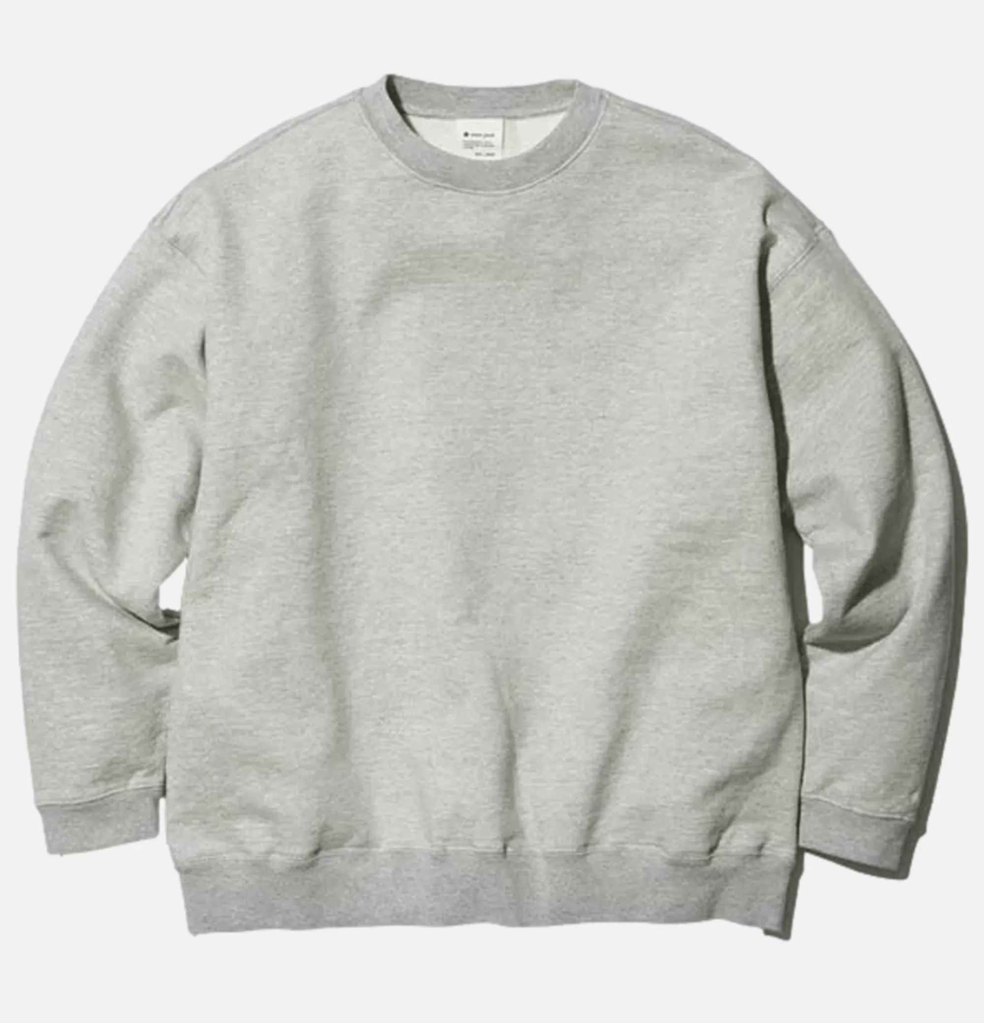 SNOW PEAK Recycled Cotton Sweat Crewneck Grey^ Sweats & Polaires