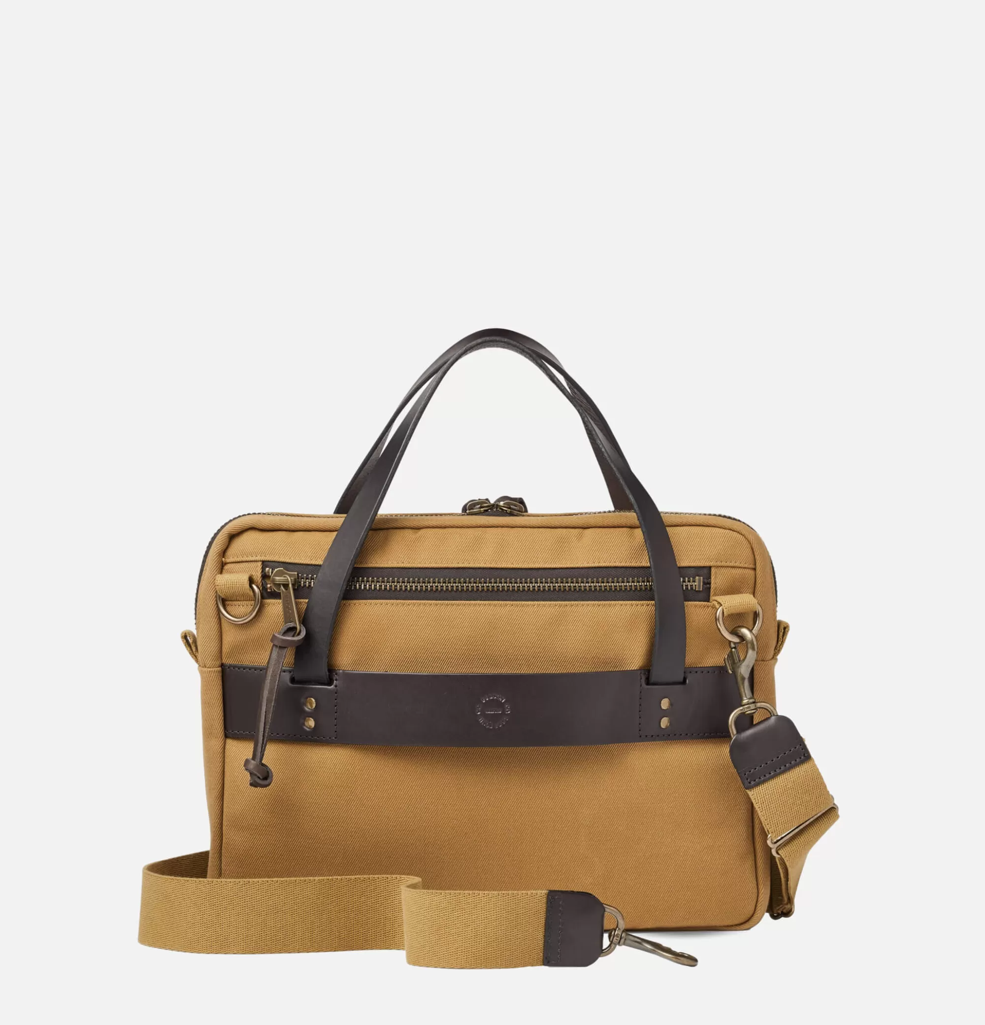 FILSON Rugged Compact Briefcase Tan^ Sacs Bandoulière