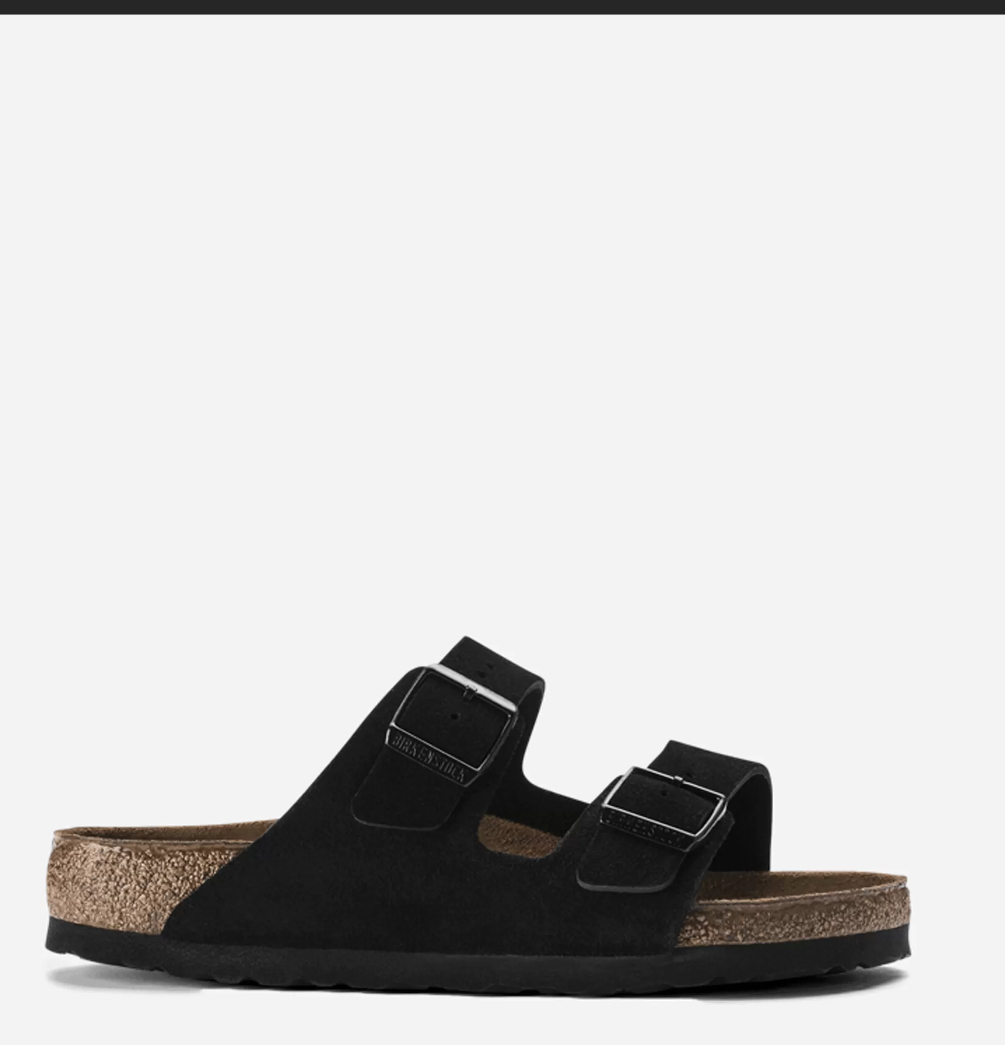 BIRKENSTOCK Sandales Arizona Softbed Black Suede^Femme Chaussures