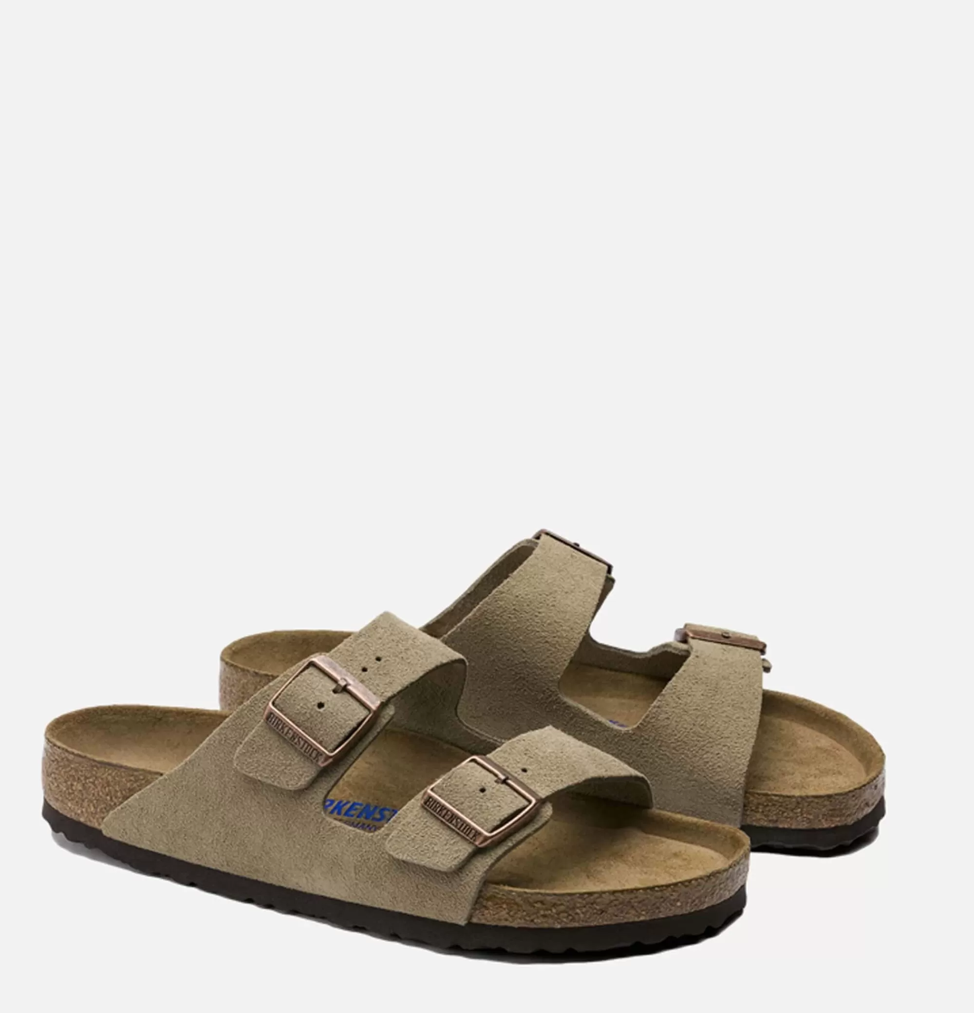 BIRKENSTOCK Sandales Arizona Softbed Taupe^Homme Chaussures