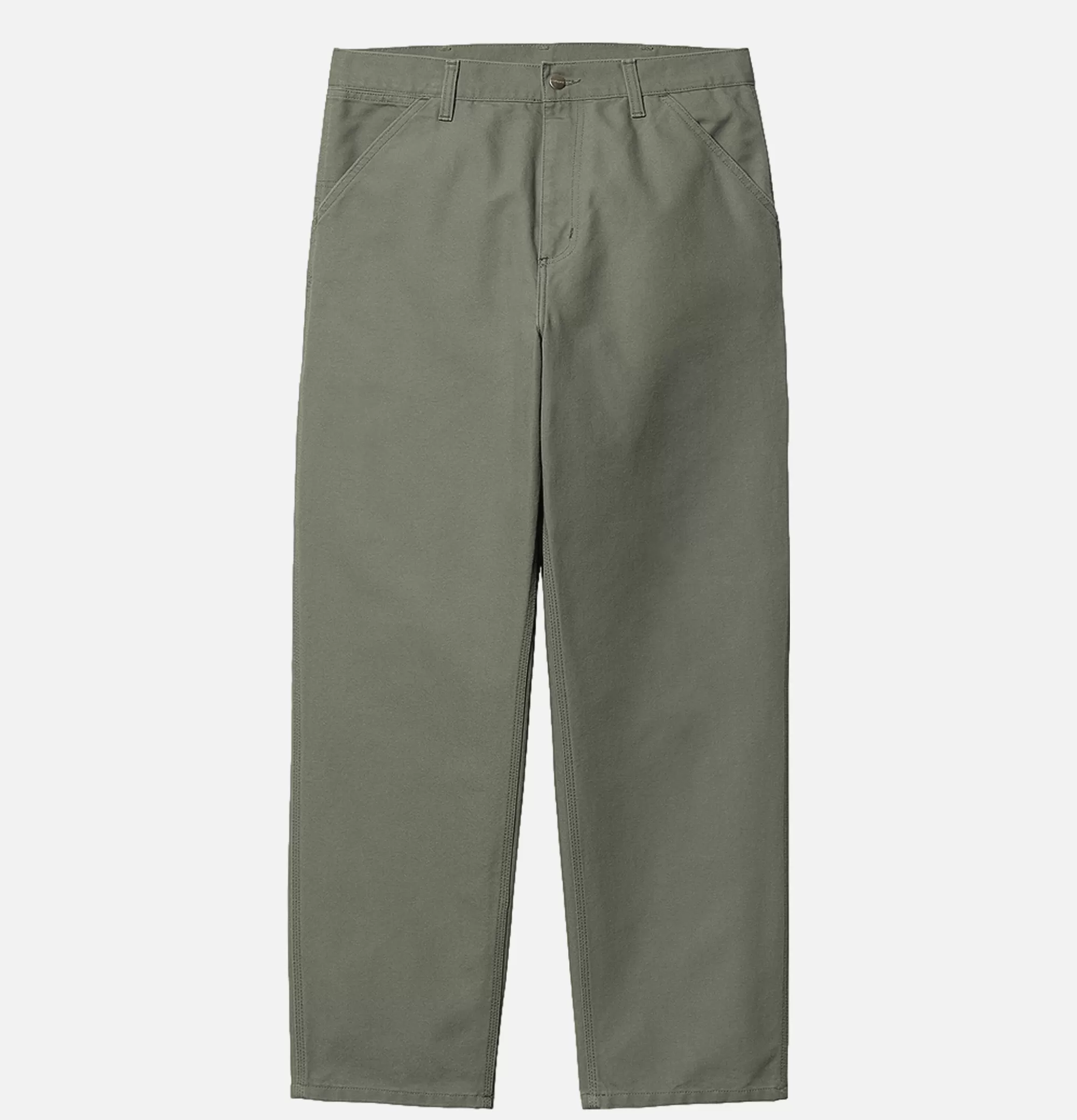 CARHARTT WIP Single Knee Pant Smoke Green^ Chinos