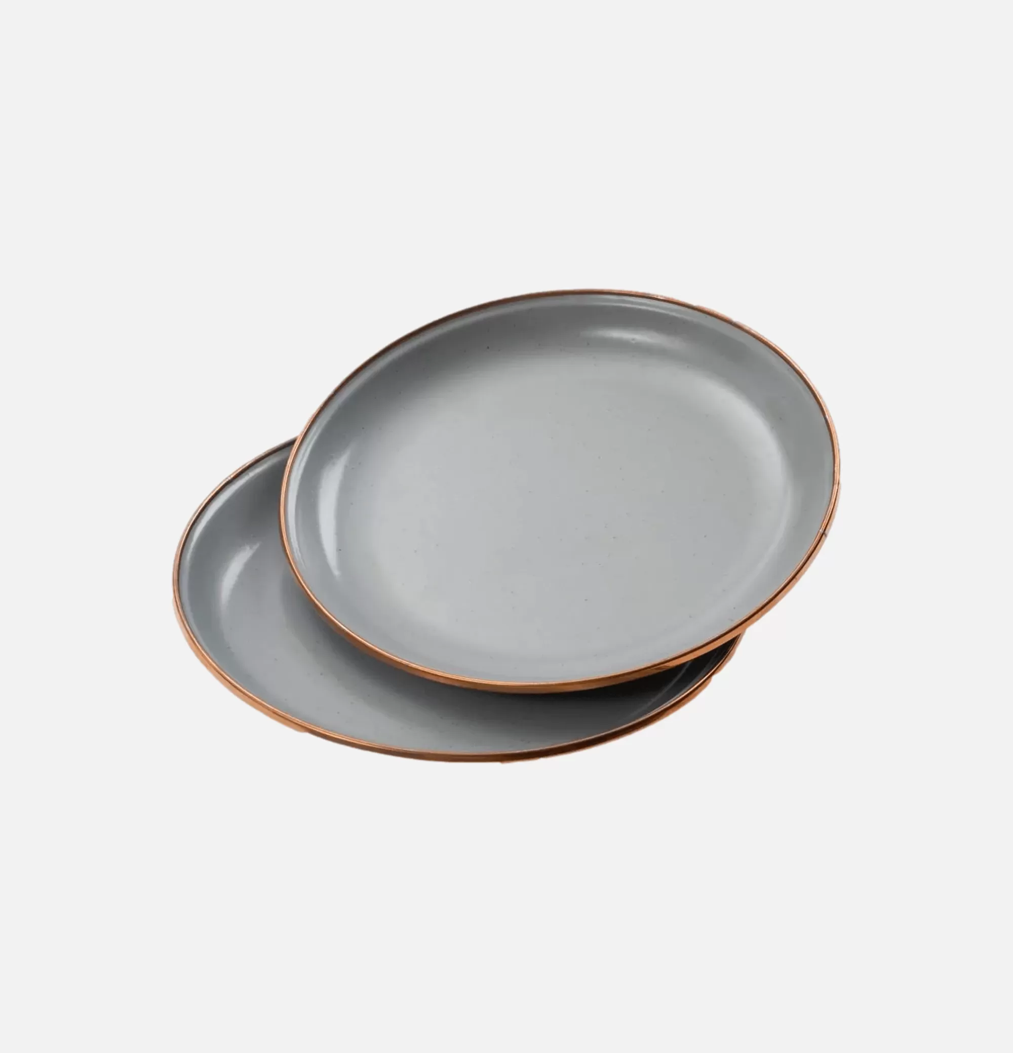 BAREBONES Small Enamel Plate X 2 Grey^ Outdoor