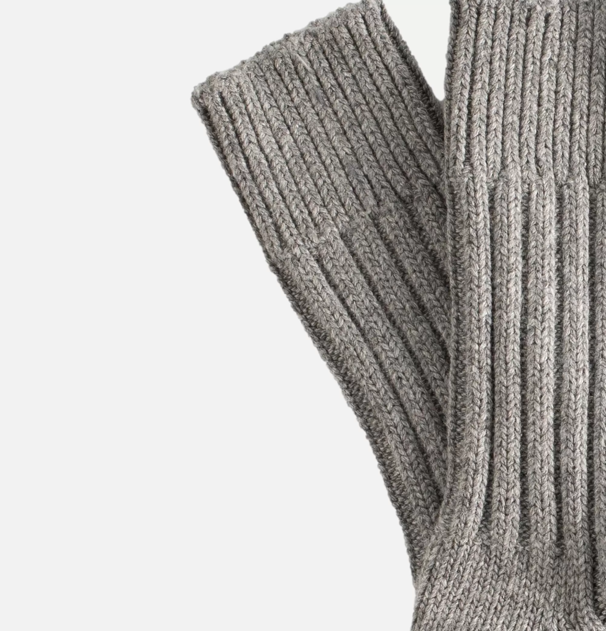 THUNDERS LOVE Solid Wool Socks Ash Grey^Homme Chaussettes