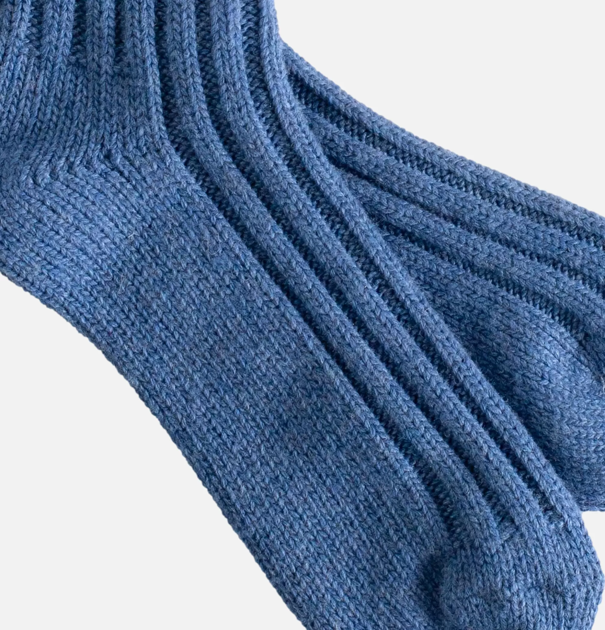 THUNDERS LOVE Solid Wool Socks Light Blue^Homme Chaussures