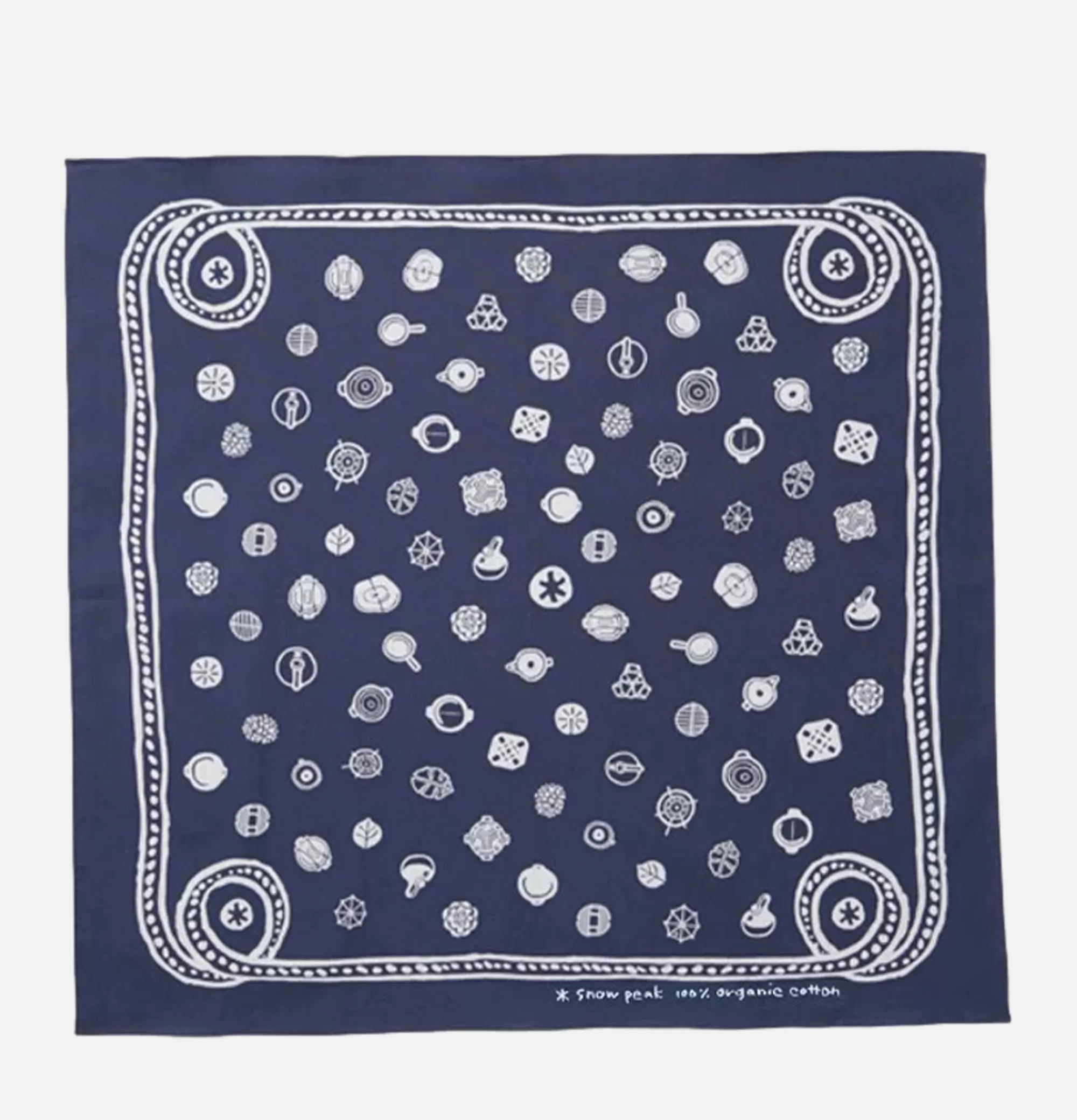 SNOW PEAK Sp Dot Bandana Navy^ Accessoires