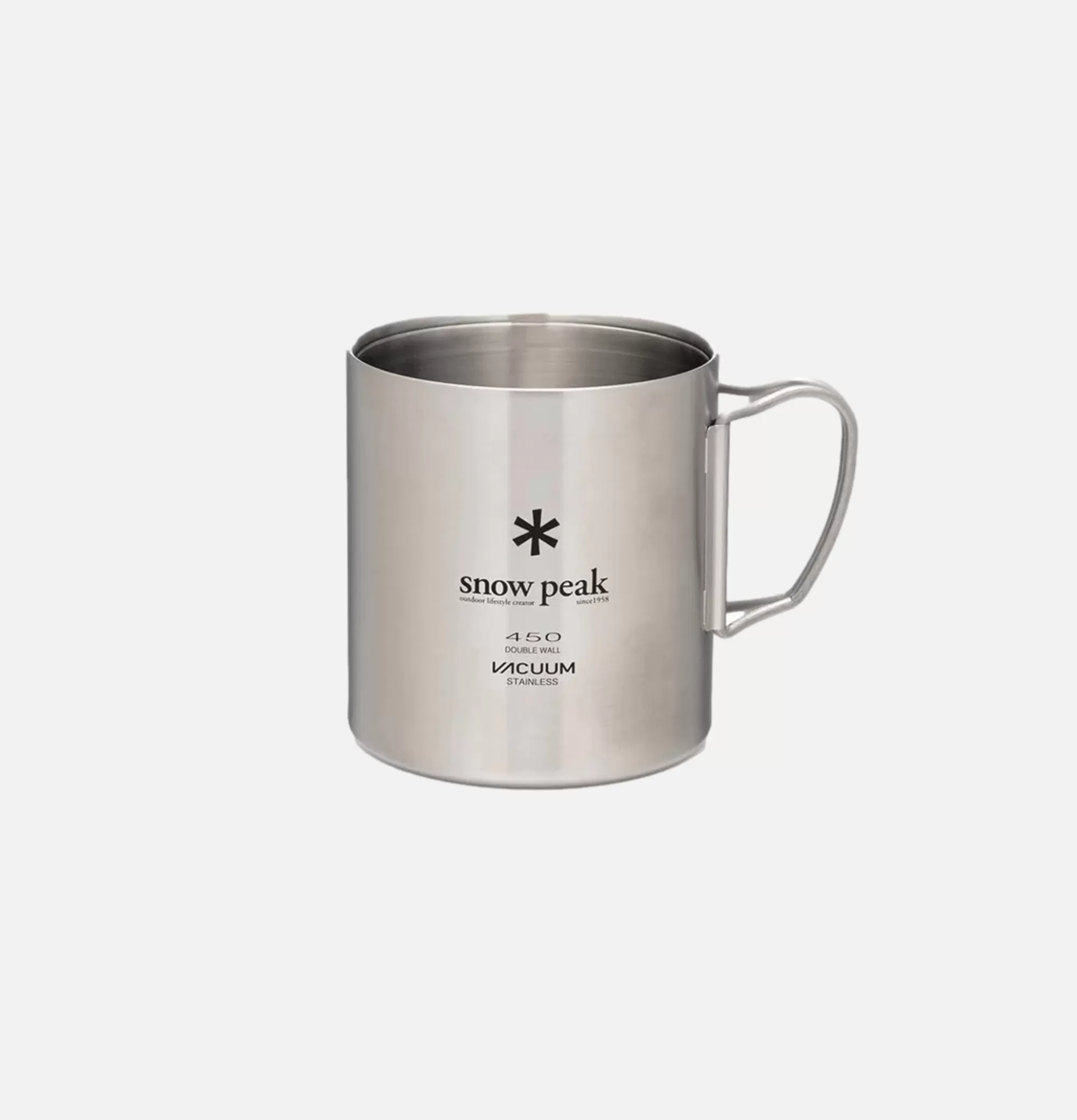 SNOW PEAK Stl Vacume Double Wall Mug 450^Femme Outdoor