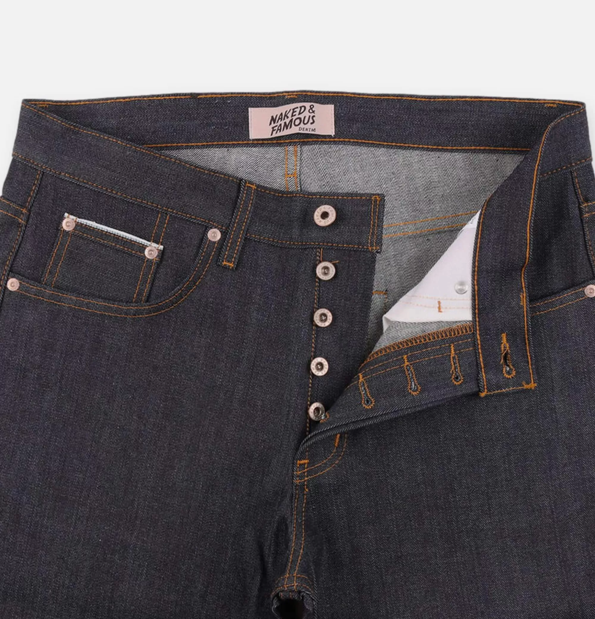 NAKED & FAMOUS Strong Guy Left Hand Twill^ Jeans