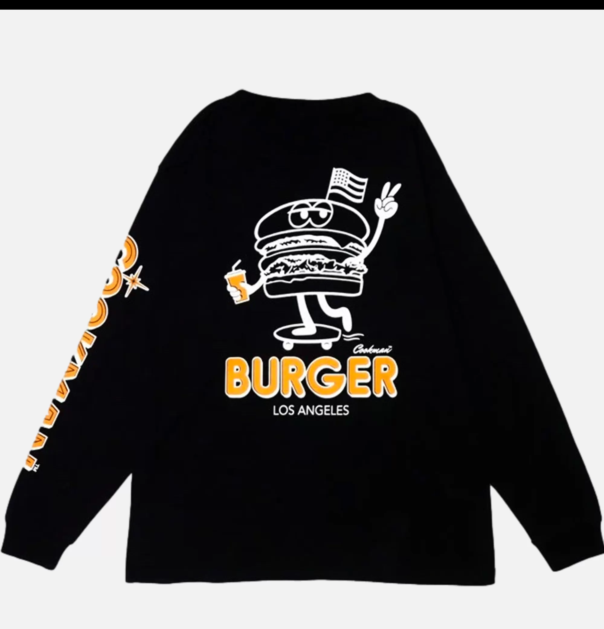 COOKMAN Tee Shirt Long Sleeve Skating Black^ T-Shirts