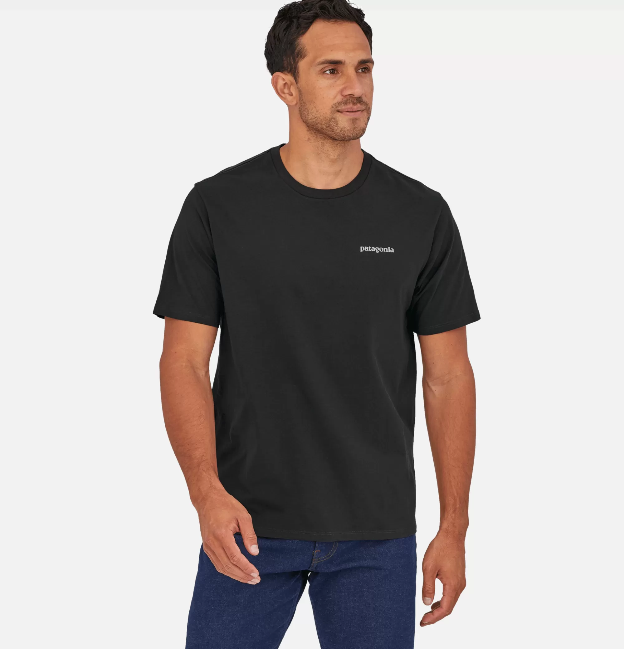 PATAGONIA Tee Shirt P6 Mission Ink Black^ T-Shirts