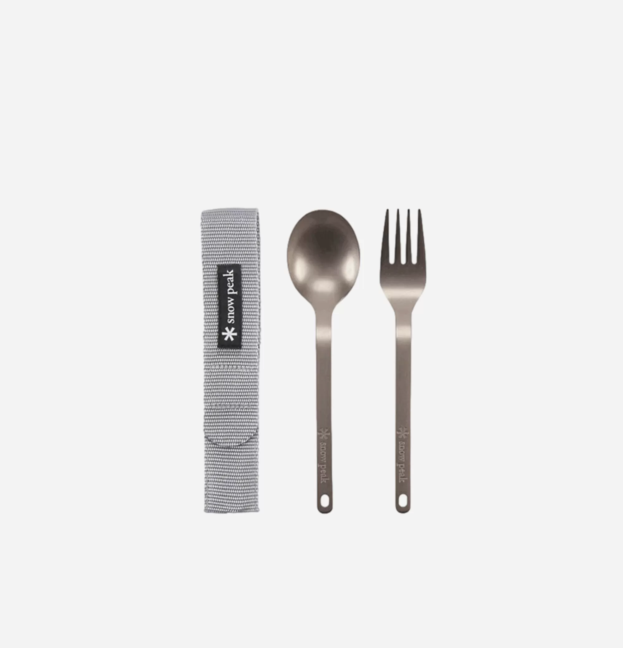 SNOW PEAK Titanium Fork And Spoon Set^ Outdoor