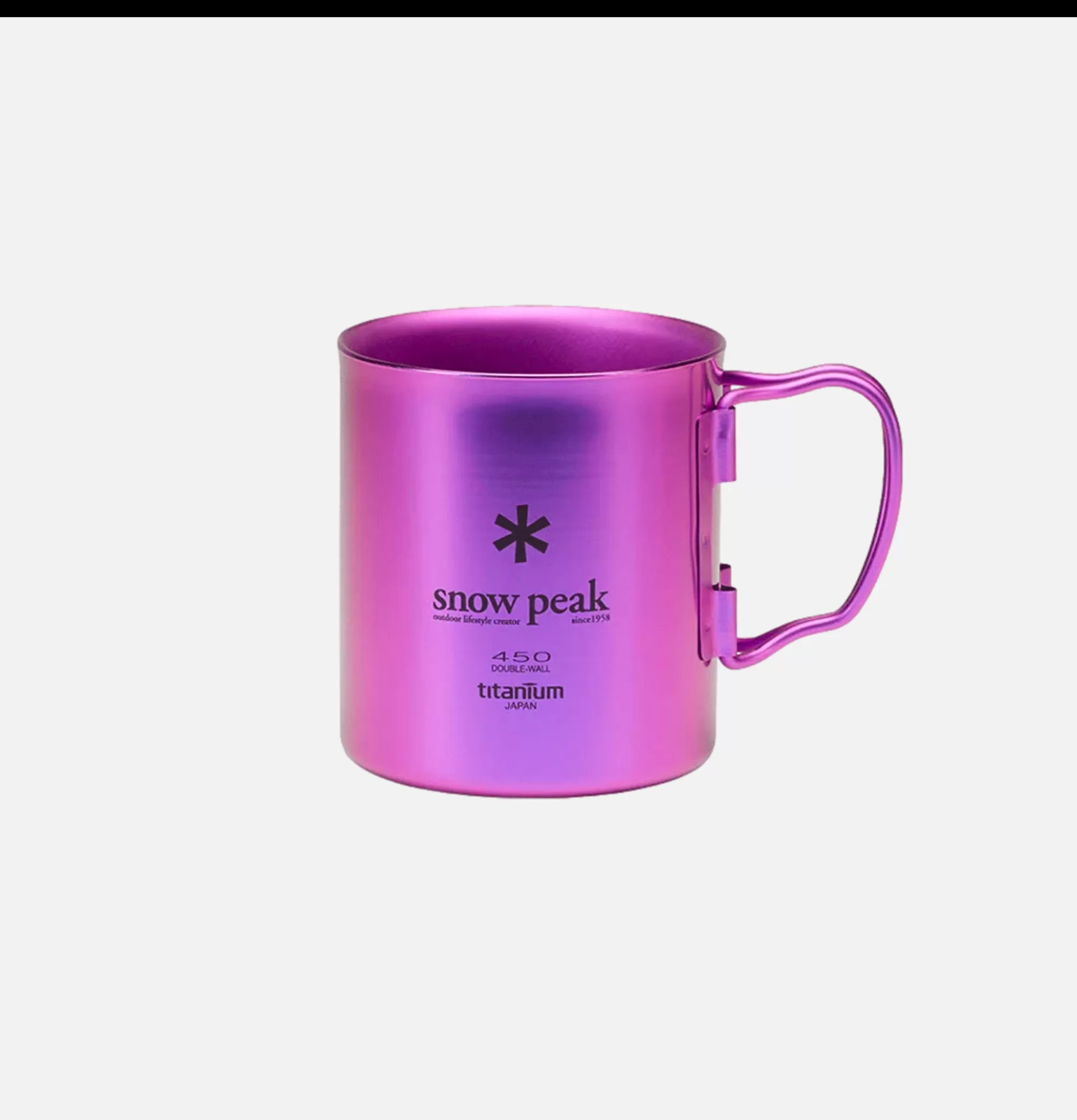 SNOW PEAK Titanium Single 450 Cup Purple^ Maison