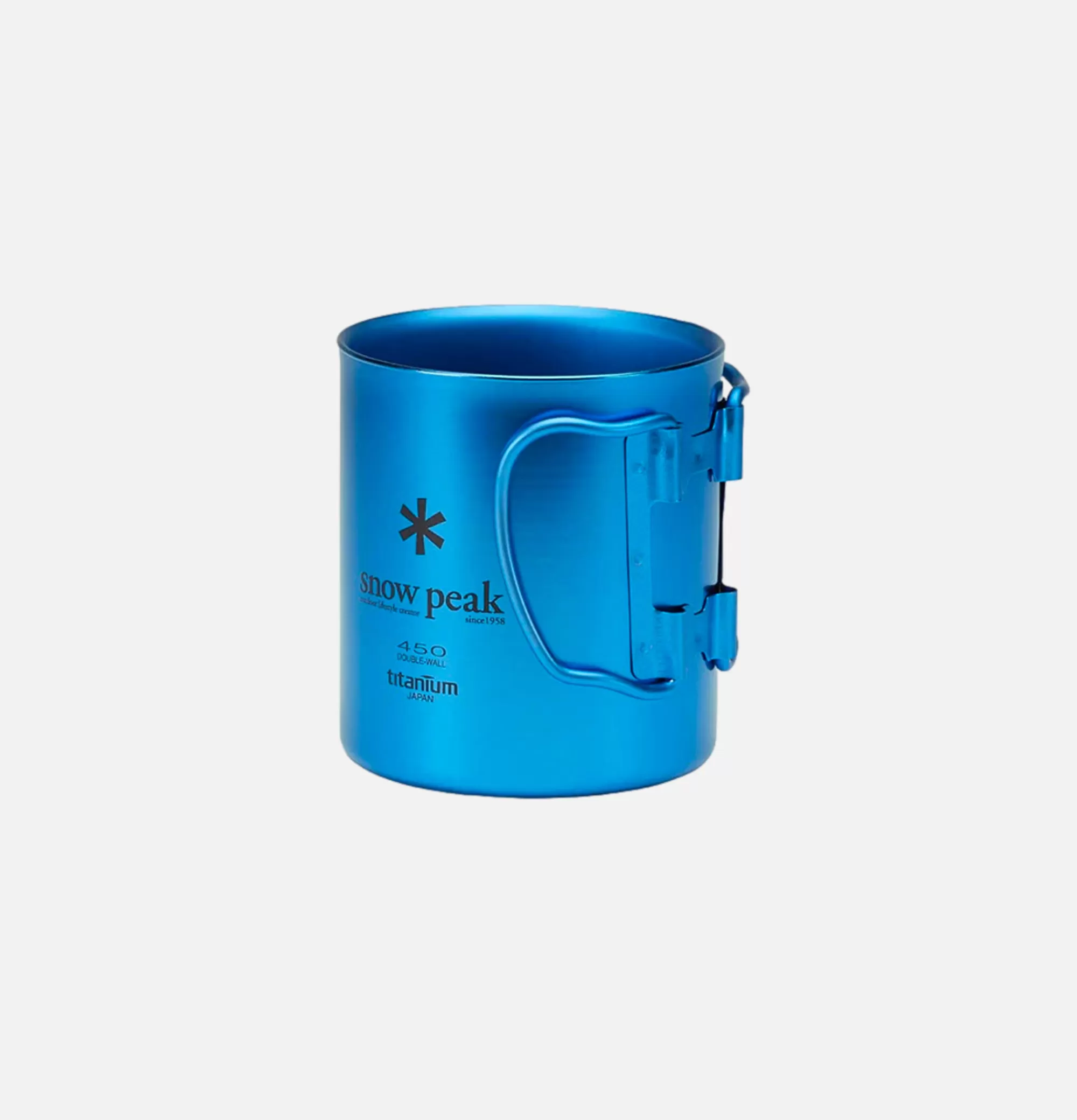 SNOW PEAK Titanium Single Cup 450 Blue^ Maison