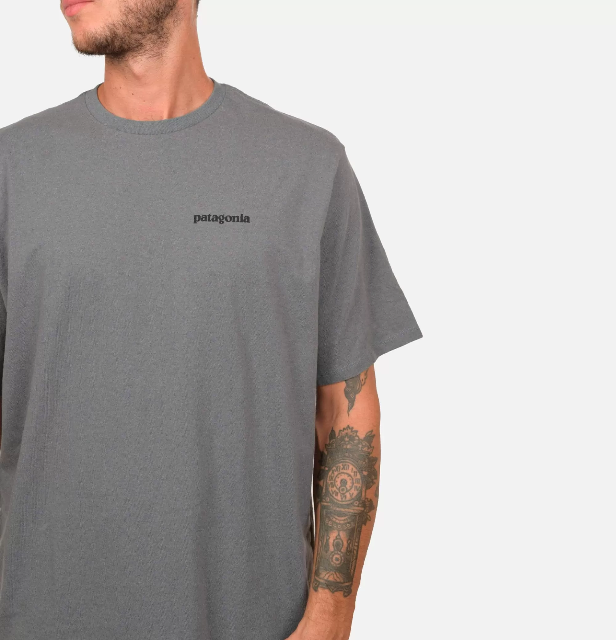 PATAGONIA T-Shirt P6 Logo Plume Grey^ T-Shirts