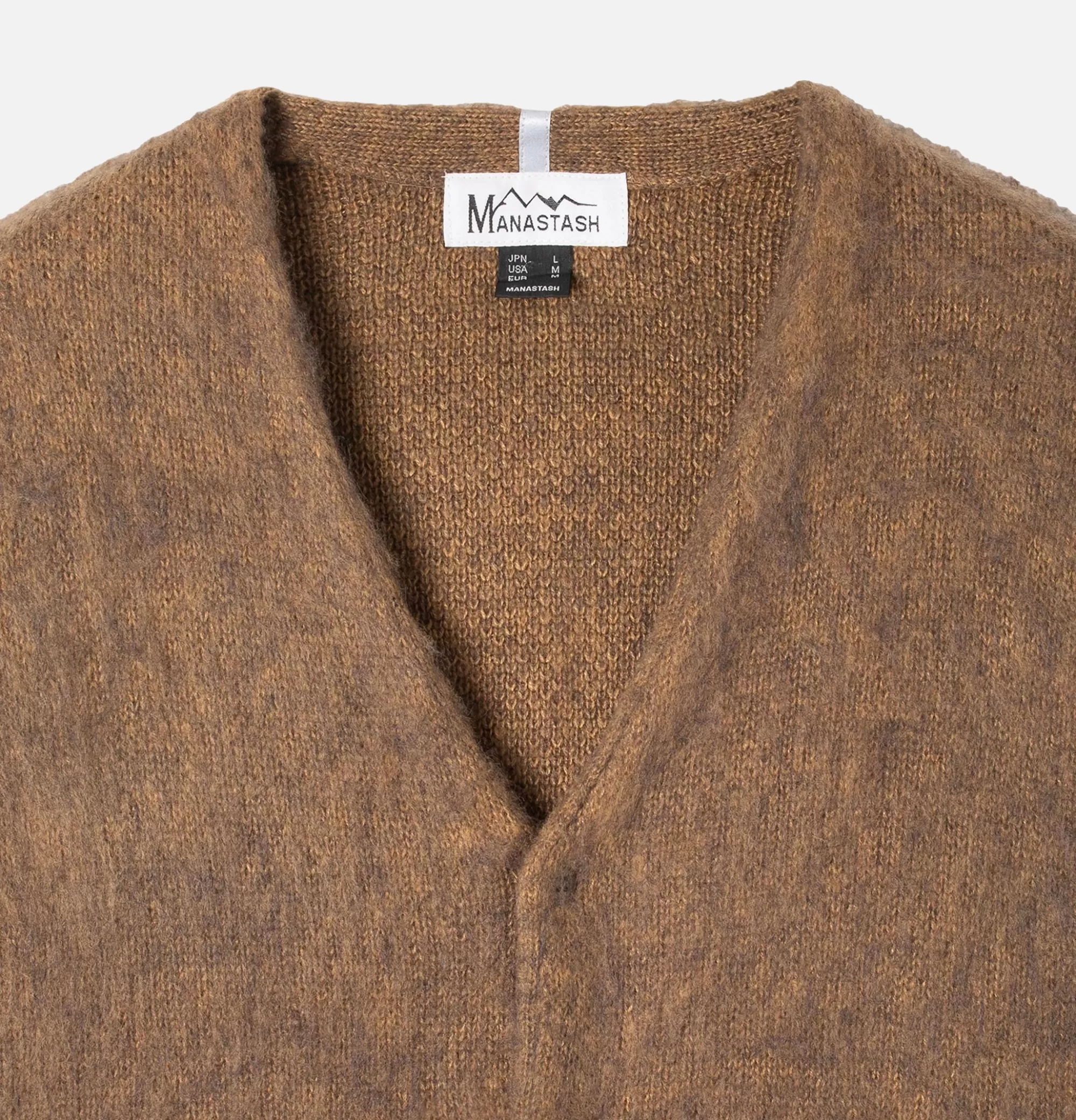 MANASTASH Veste Aberdeen Kurtigan Mocca^ Pulls & Cardigans