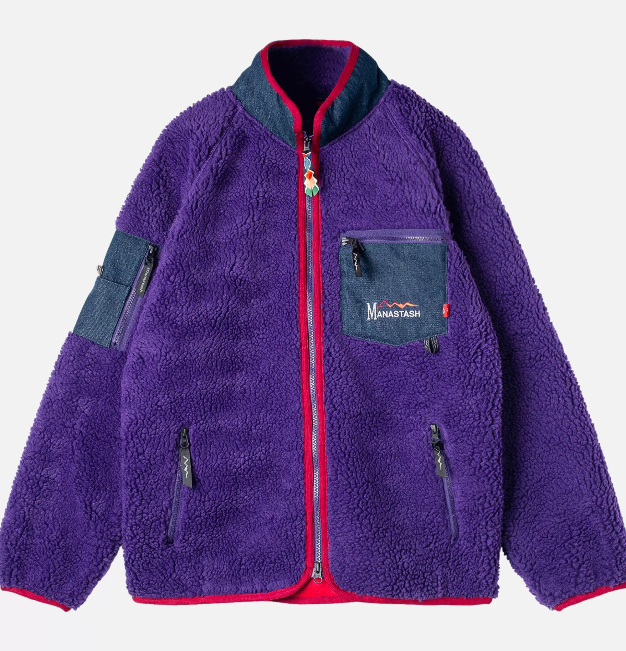 MANASTASH Veste Gorilla 22 Purple^ Sweats & Polaires