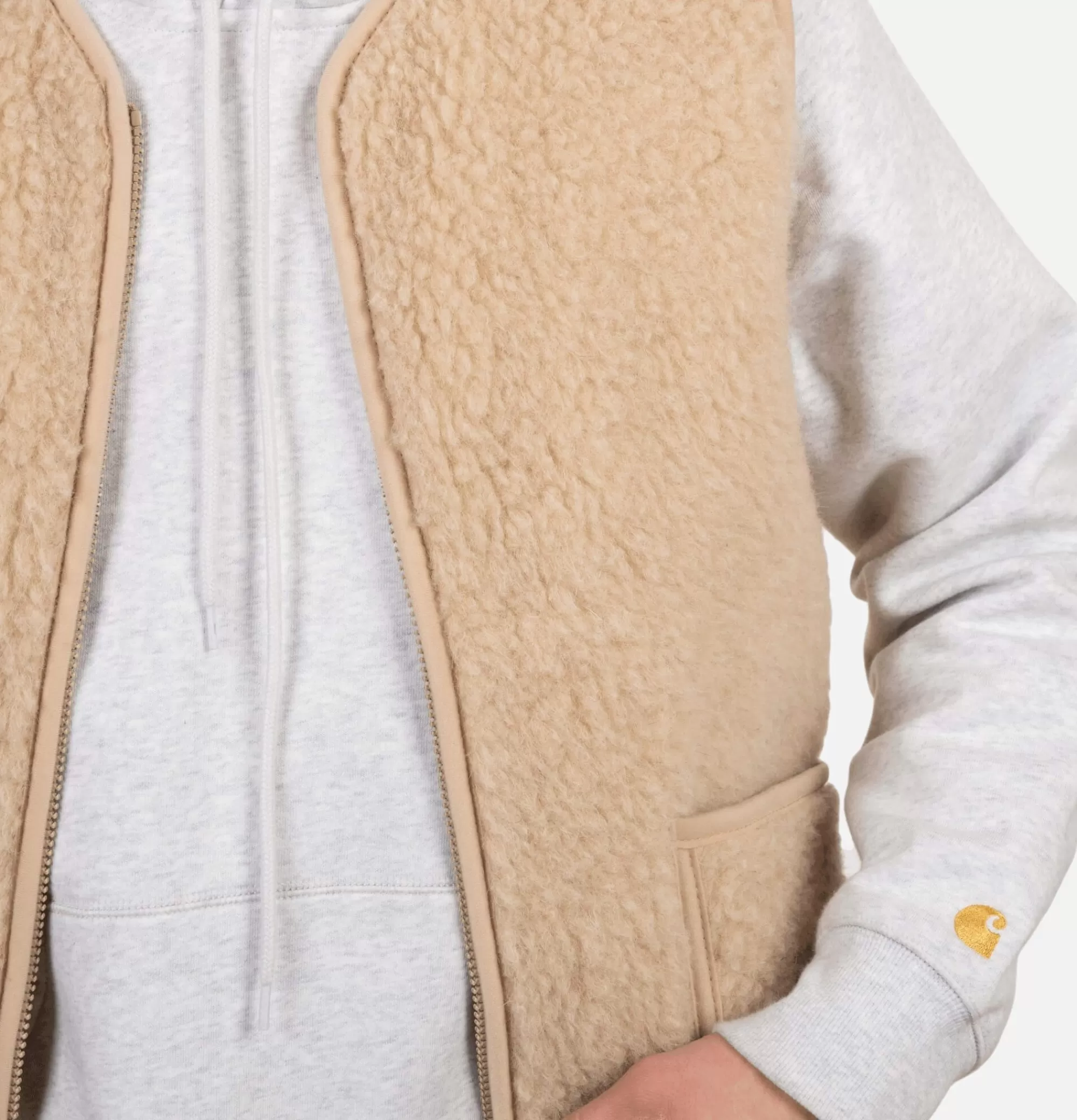 COLDBREAKER Veste Pepitco Beige^ Sweats & Polaires