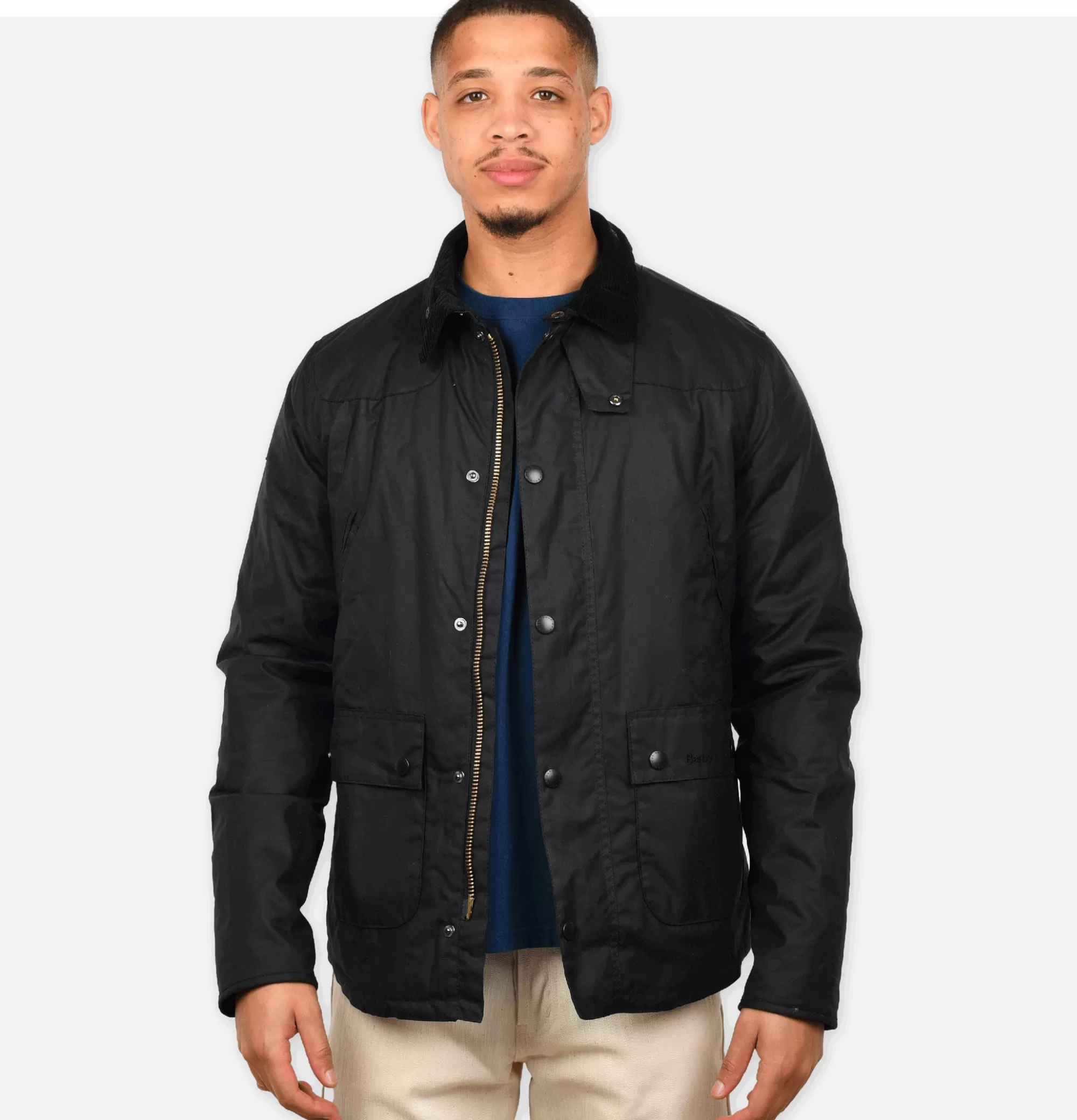 BARBOUR Veste Reelin Wax Navy^ Blousons & Manteaux