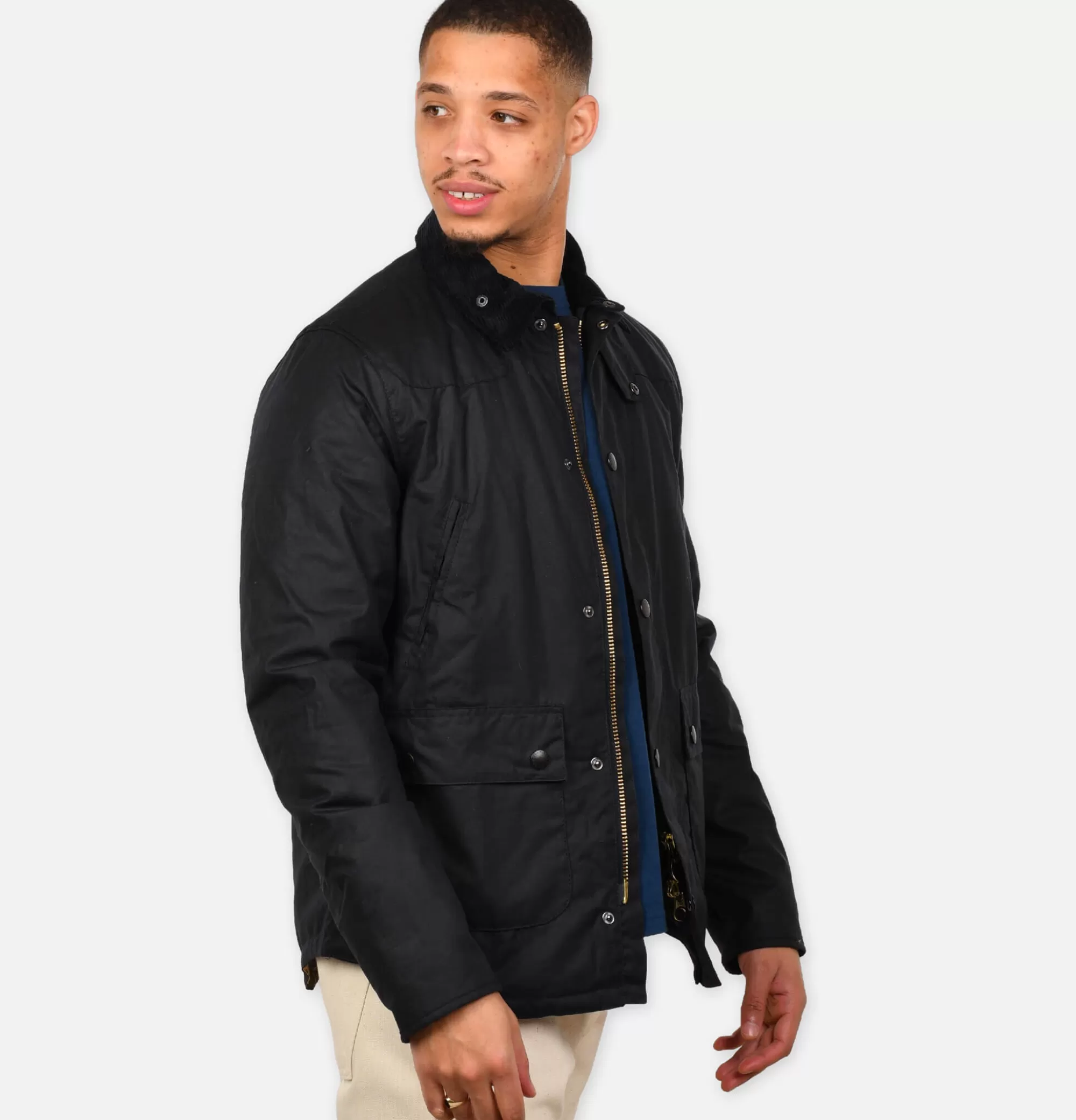 BARBOUR Veste Reelin Wax Navy^ Blousons & Manteaux